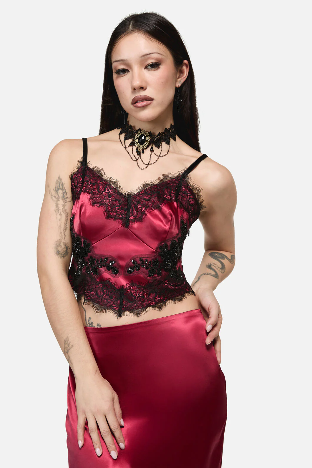 Rosalie Formal Lace Trim Top