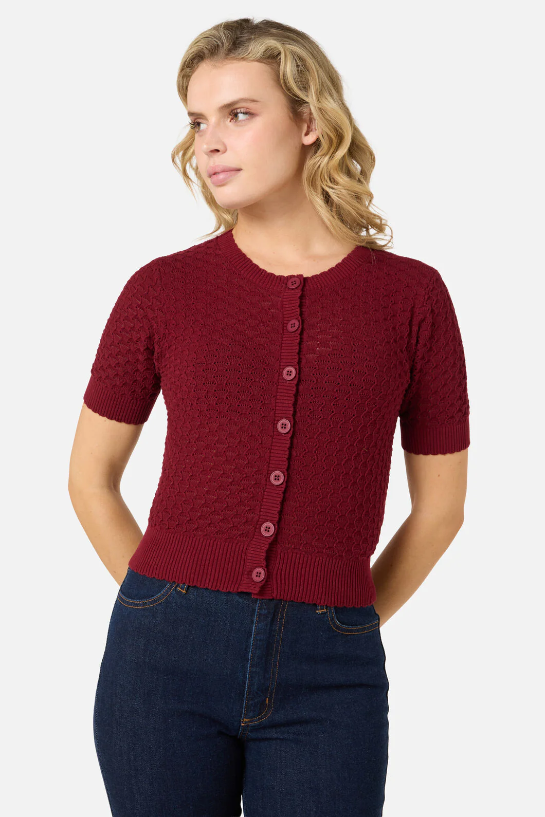 Garden Short Sleeve Cardigan