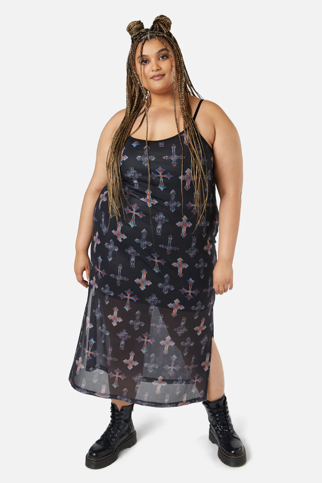 Curve Hope Had Died Mesh Dress