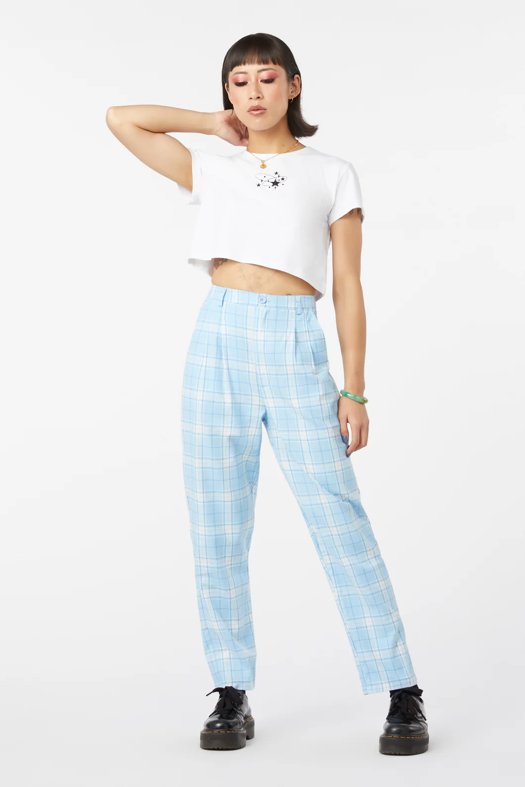 Tartan Mood Straight Leg Pant