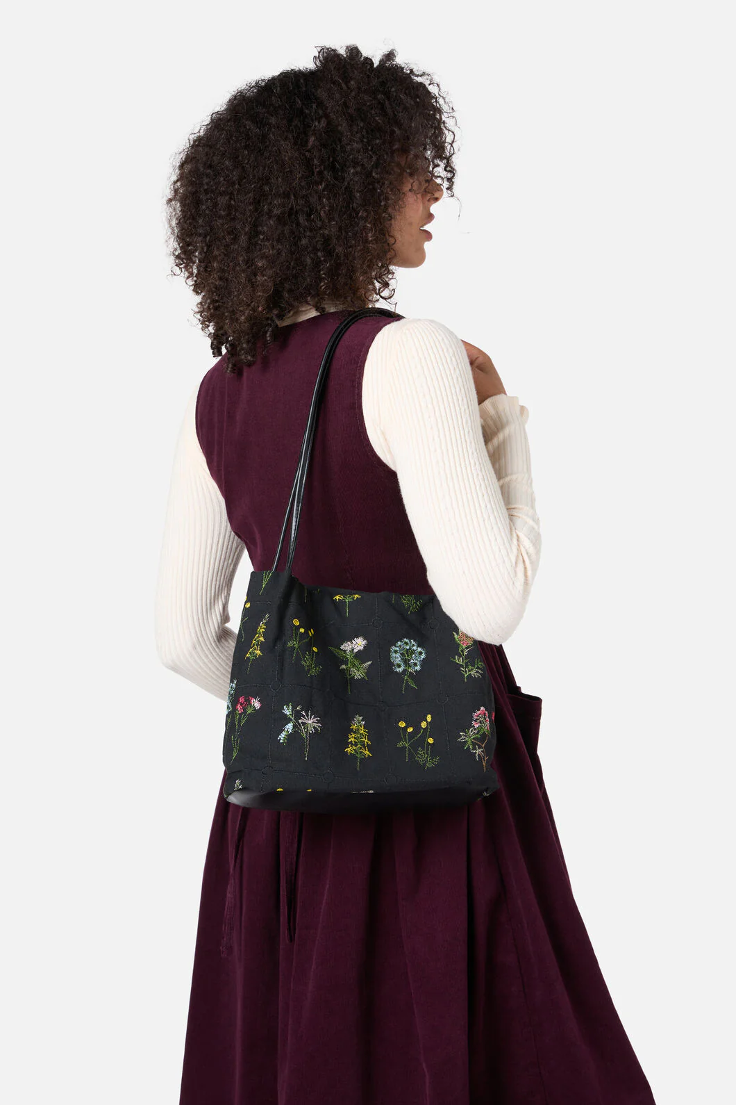 Floral Embroidered Bag