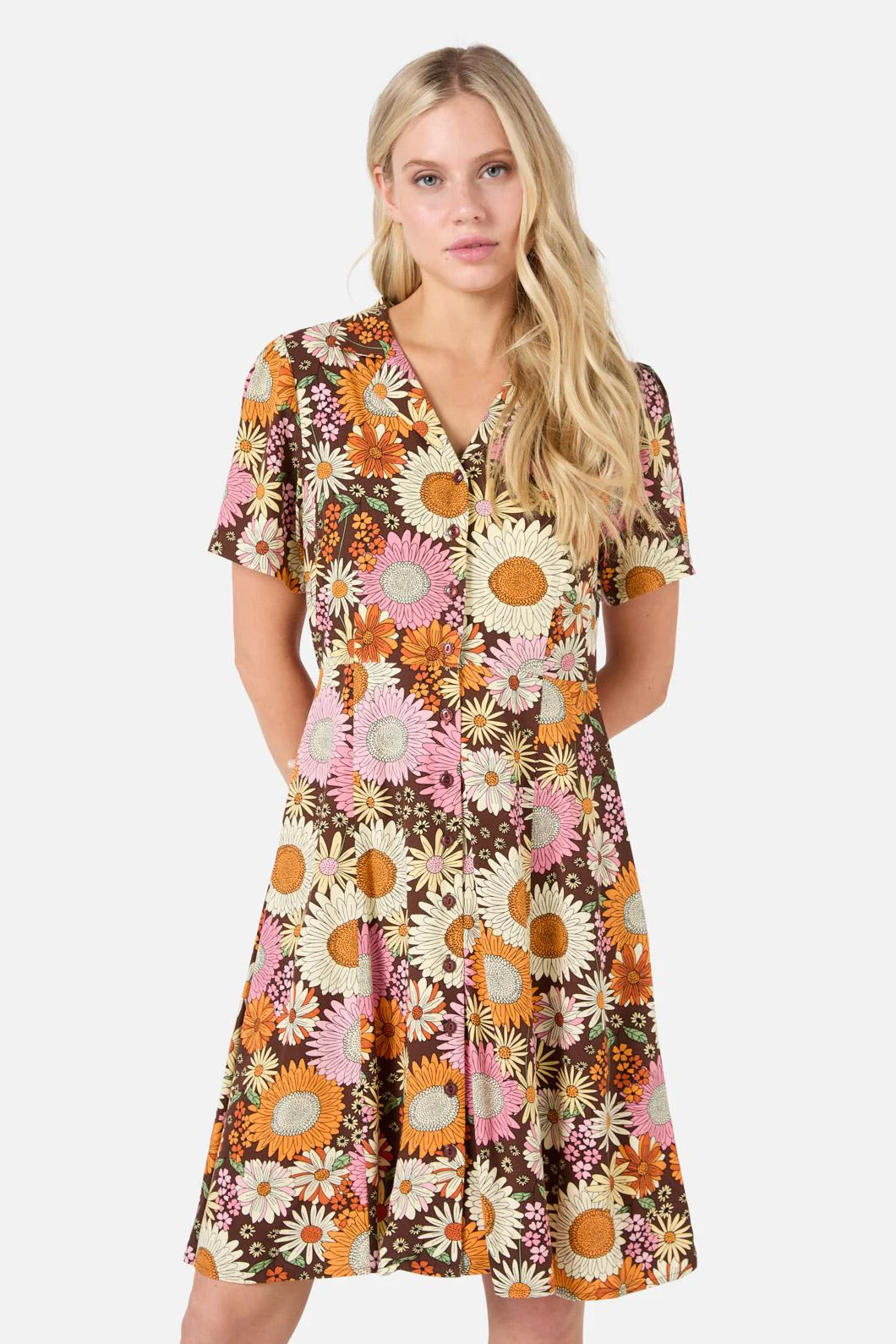 Viva Floral Shirt Dress