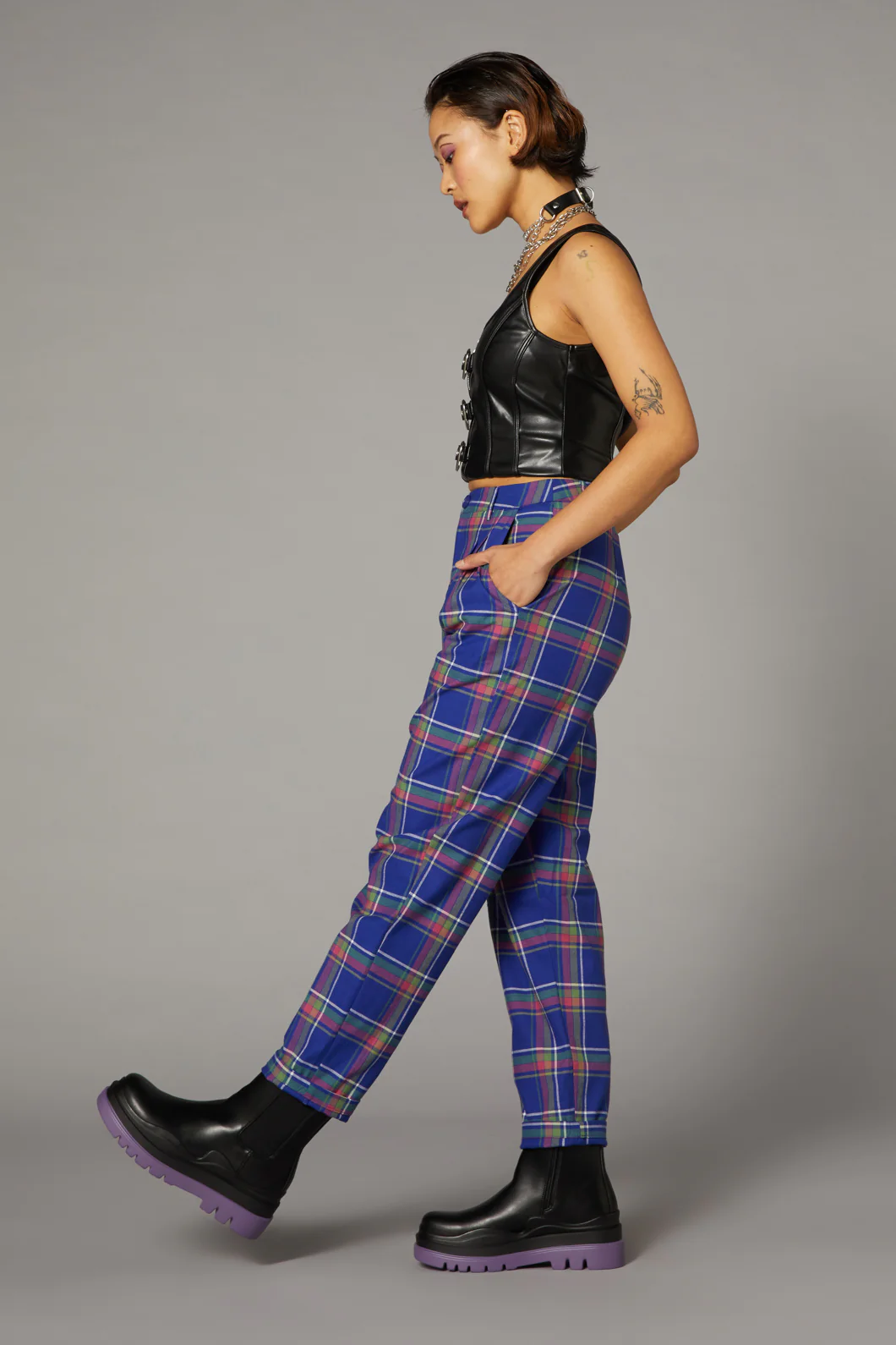 Werewolf Tartan Goth Pant