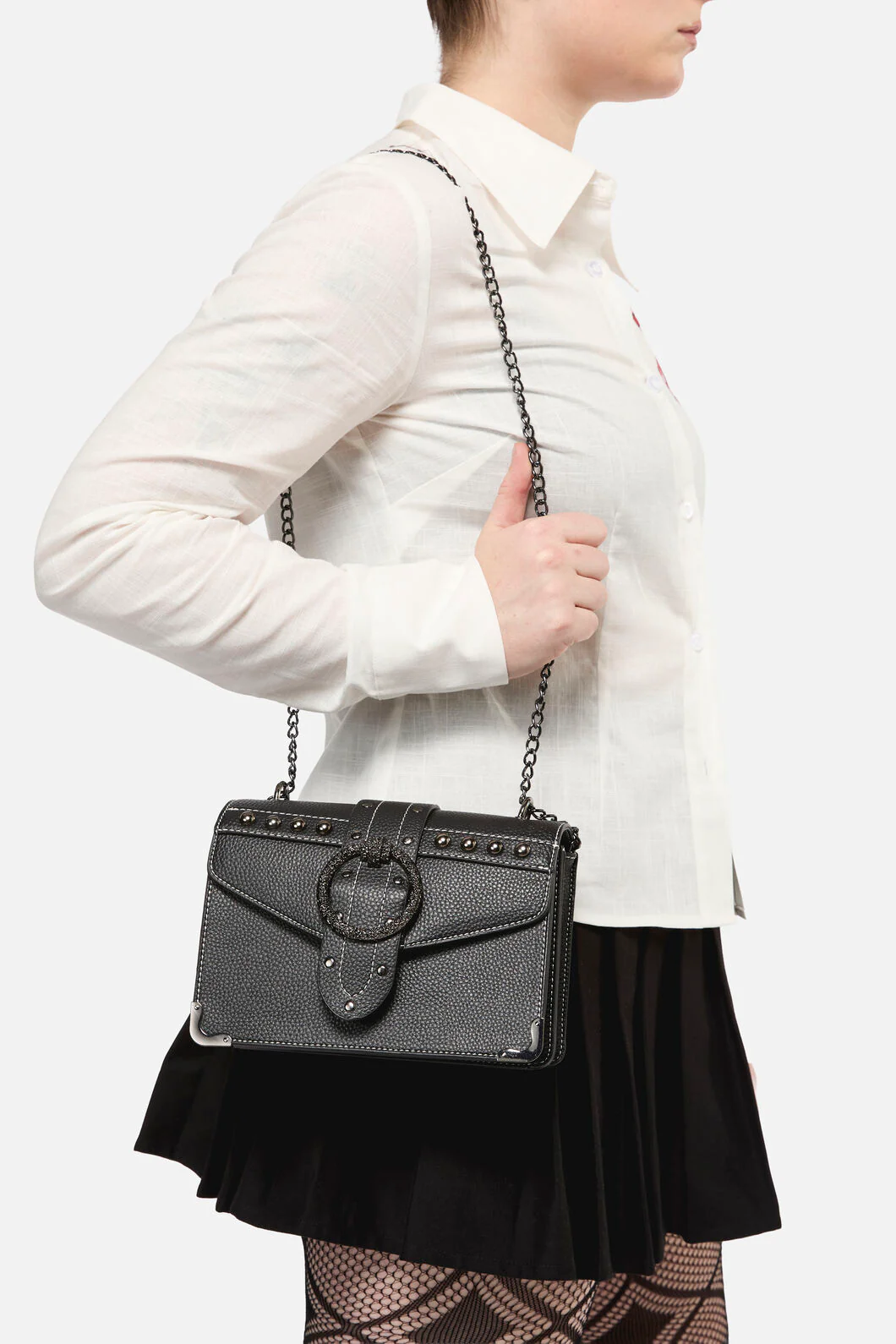 Structured Goth Handbag