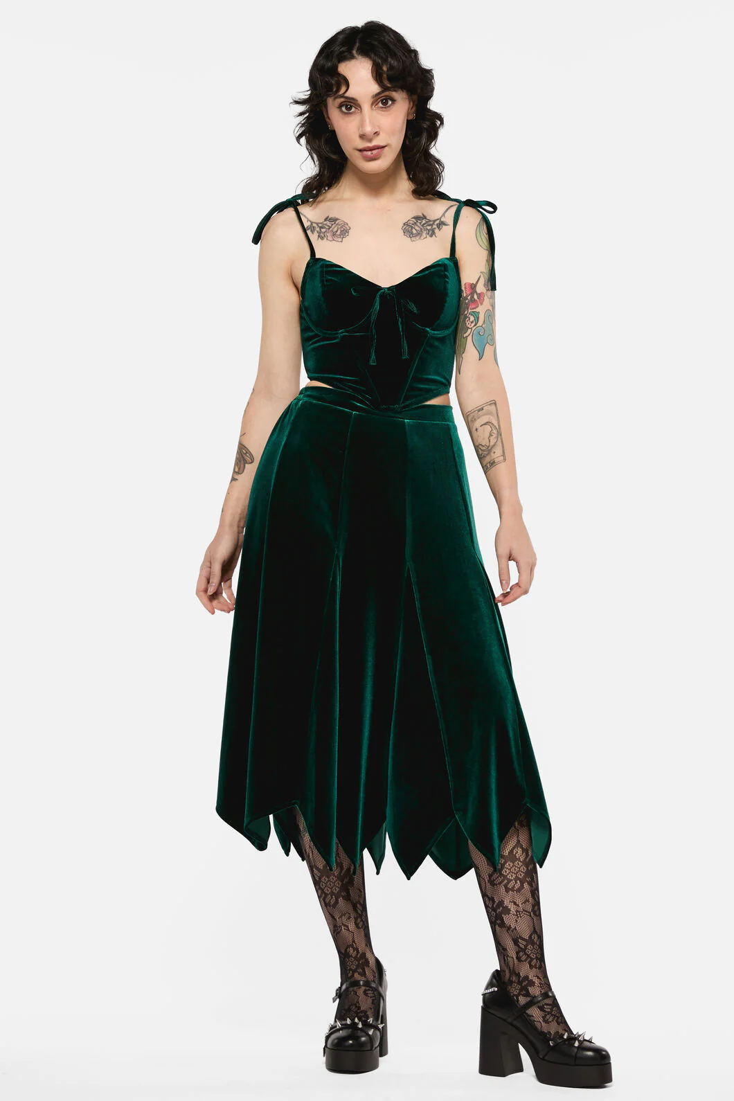 Keeper Of The Woods Velvet Skirt