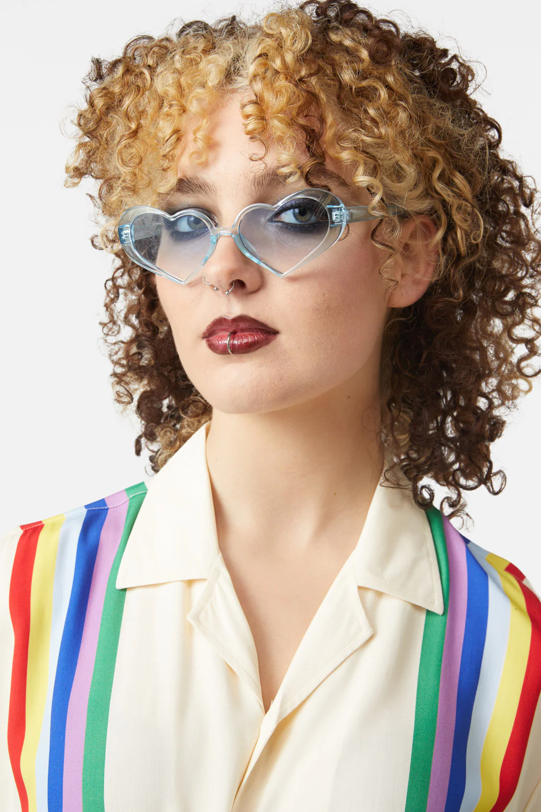 Acetate Heart Sunglasses