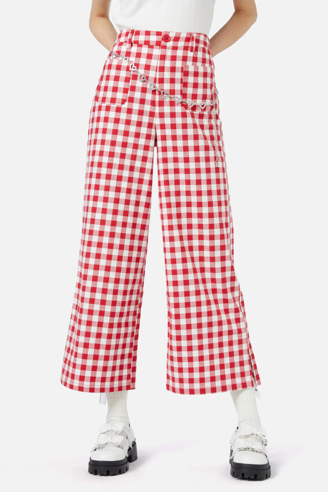 Jam Gingham Wide Leg Pant