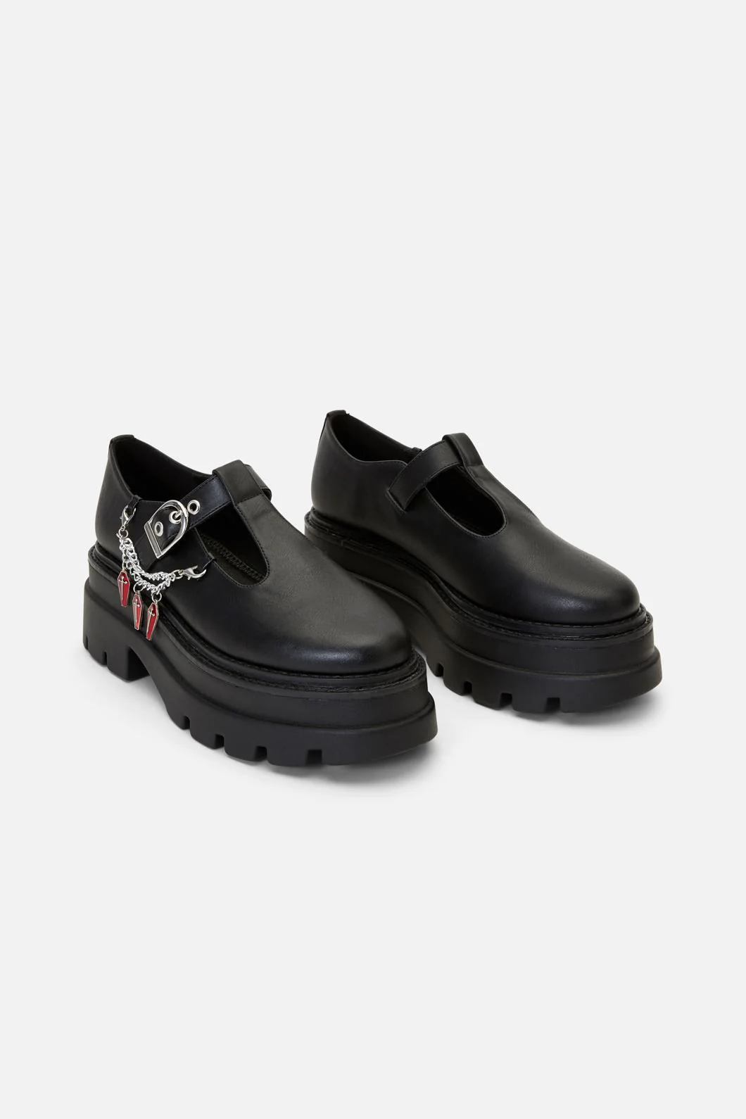 Coffin Chain T Bar Shoe