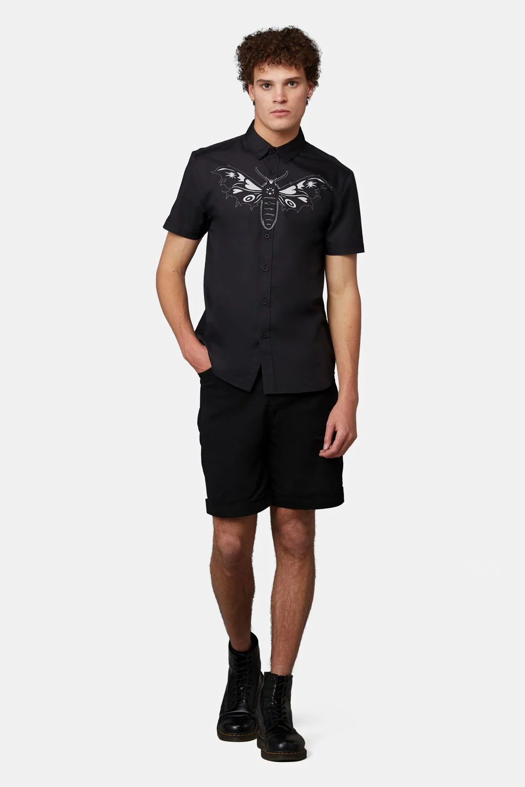 Butterfly Front Placement Shirt