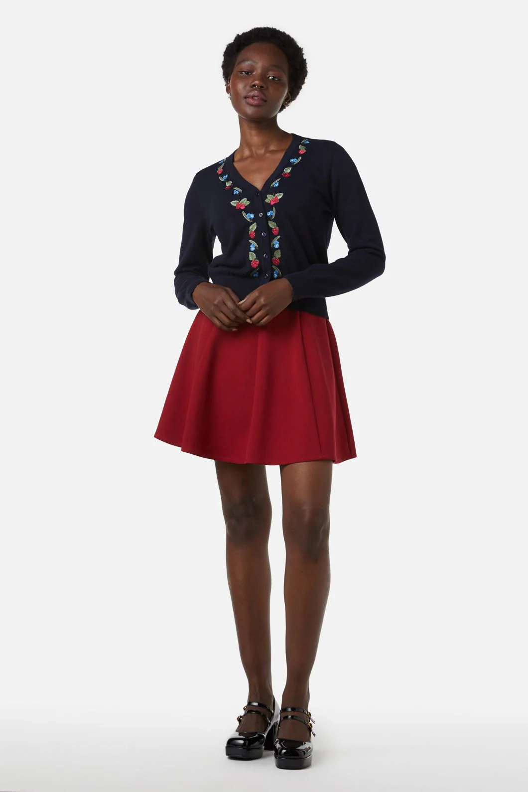 Berry Sweet Emb Cardi