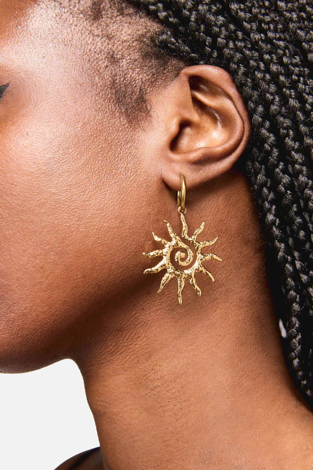Swirling Sun Earrings