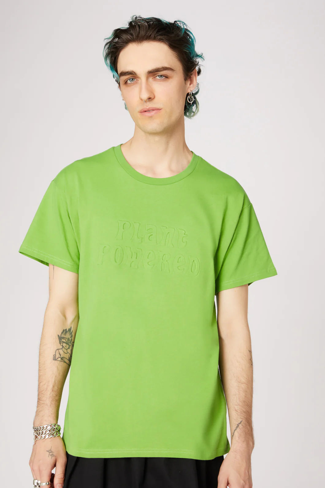 Plant Embossed Cotton Tee