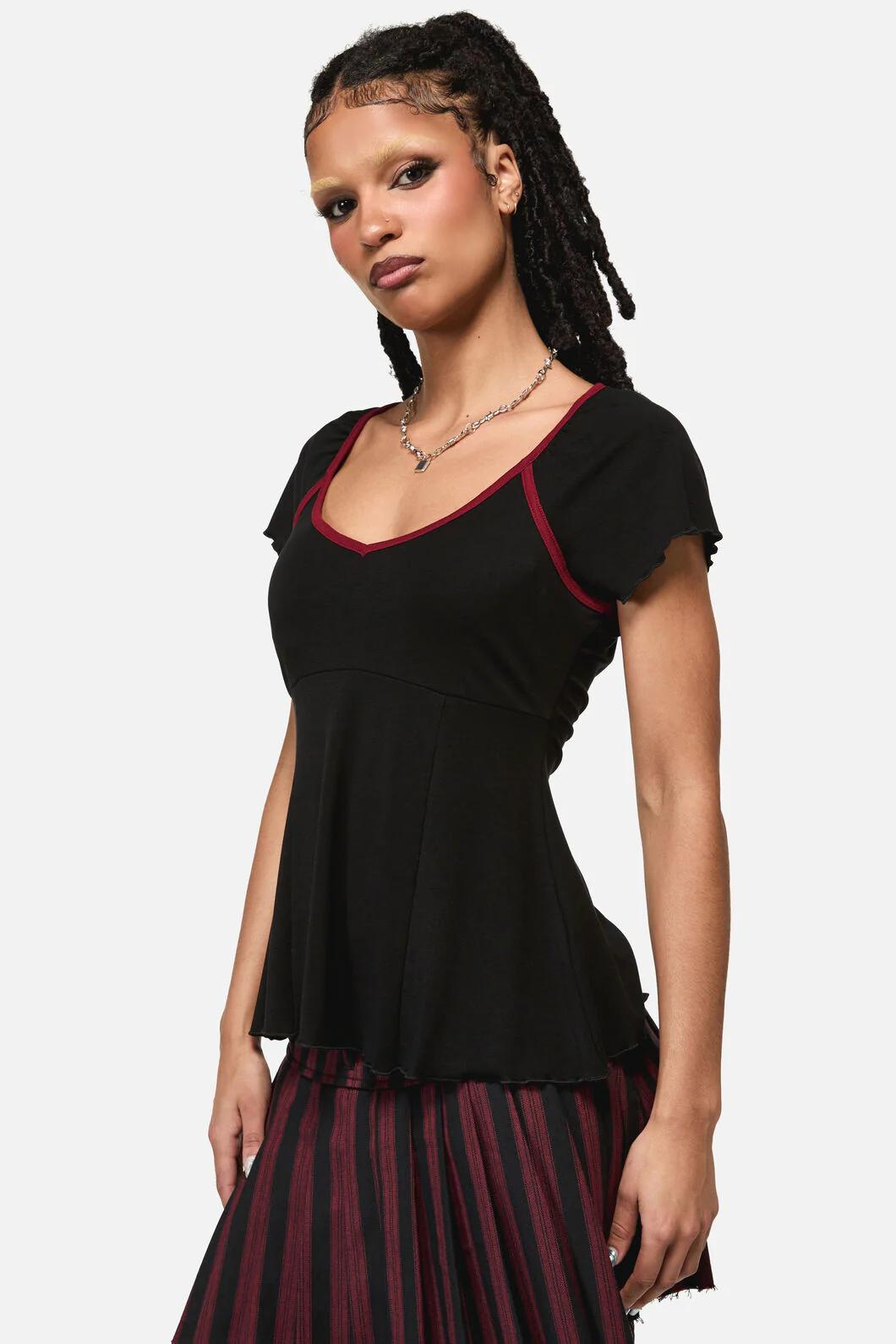 Apothecarius Cut Out Goth Top