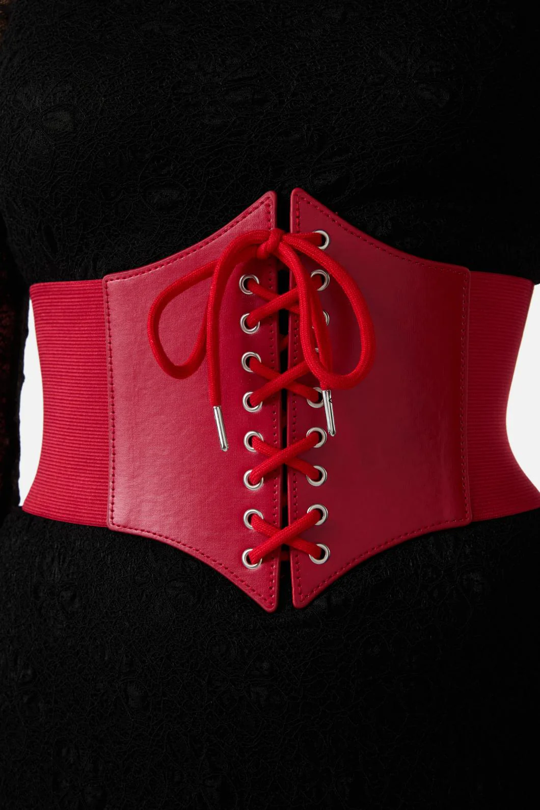 Red Corset Belt