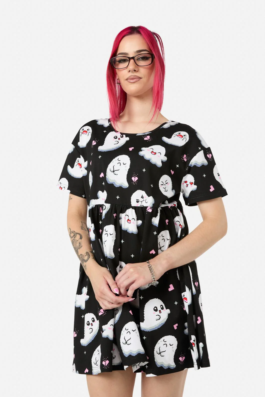 Ghostie Print Dress