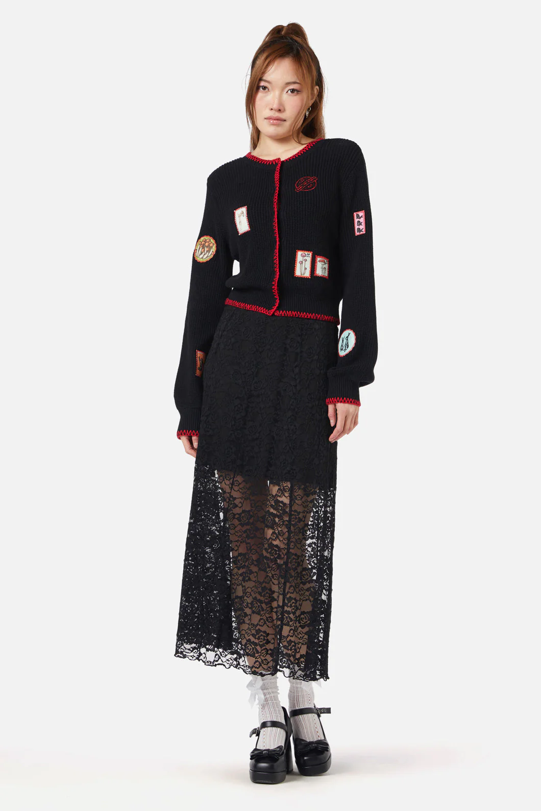 Old Postal Patch Cardi