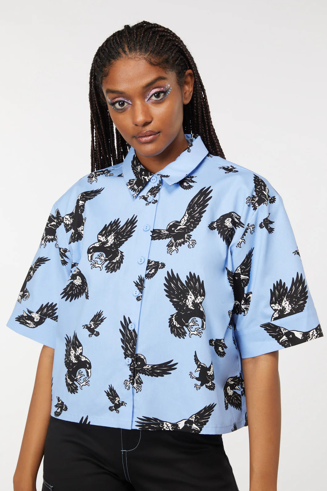 Swoopin Magpie Oversize Shirt