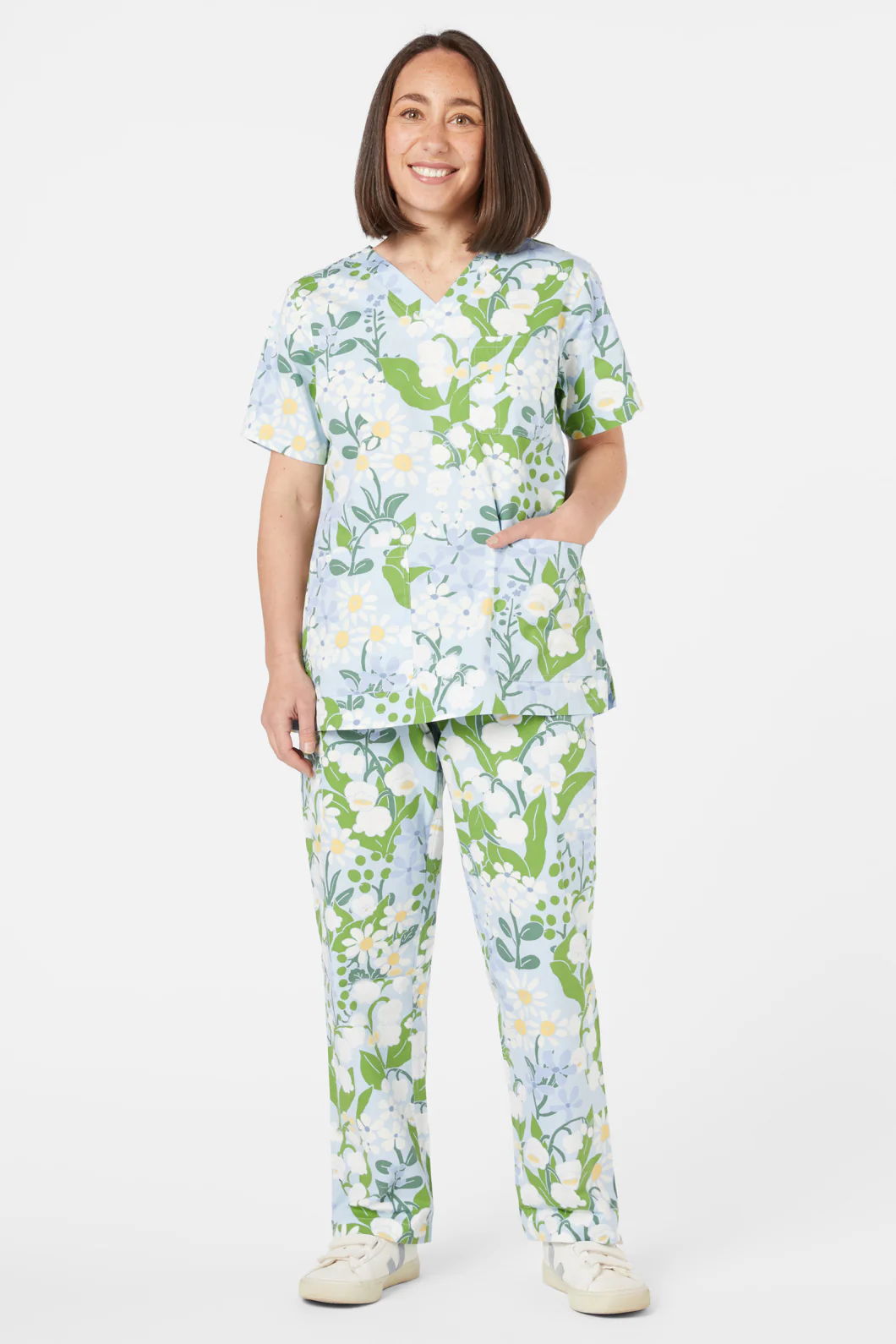 Lily Of The Valley Scrub Set