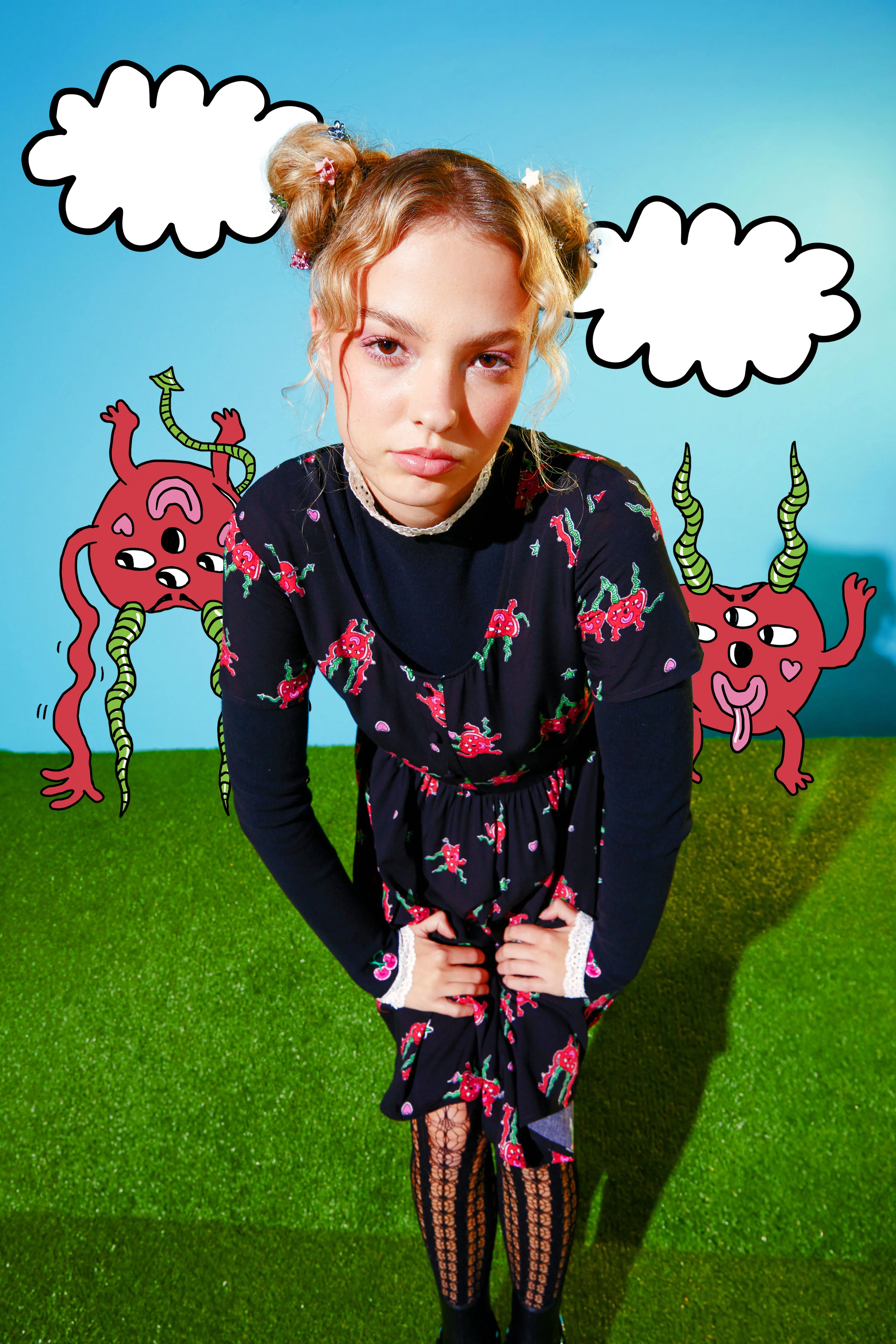 Cheeky Cherries Printed Dress