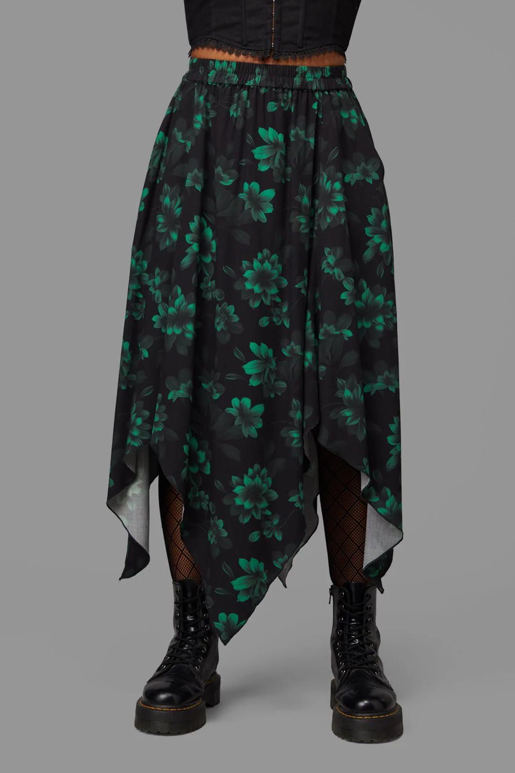 Haunted Bloom Floral Skirt