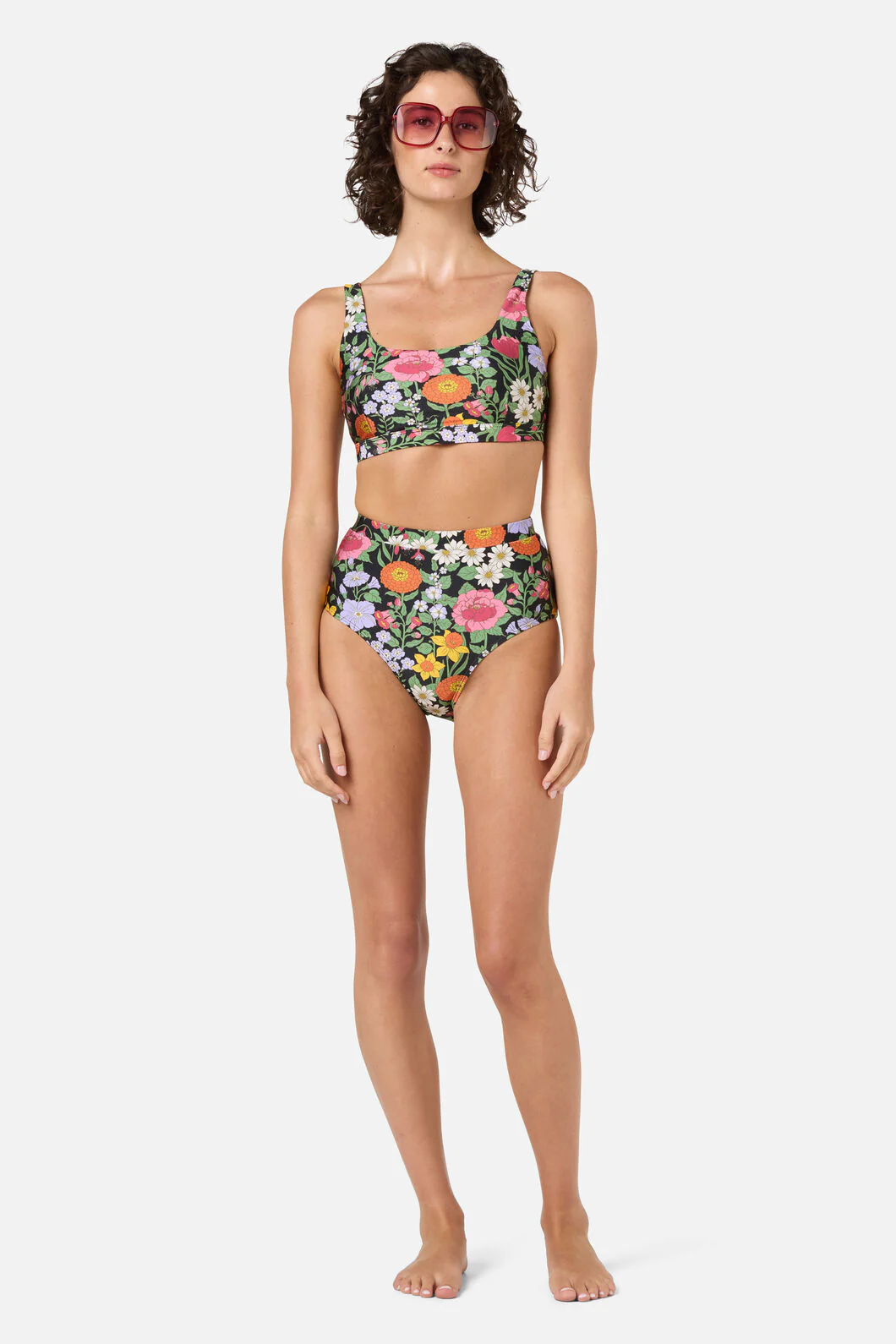Floral Field Bikini Bottom
