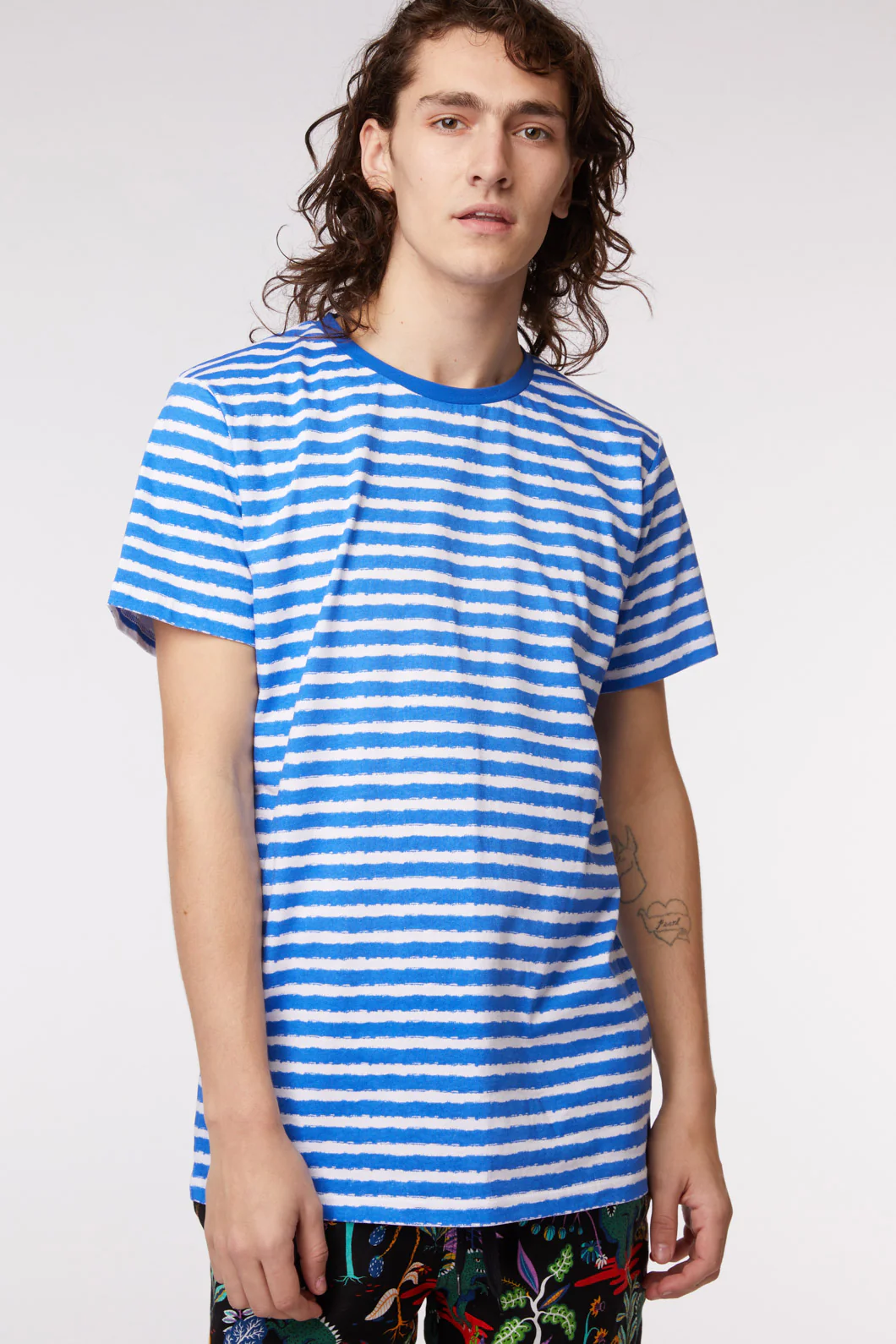 Dallas Stripes Ringer Tee