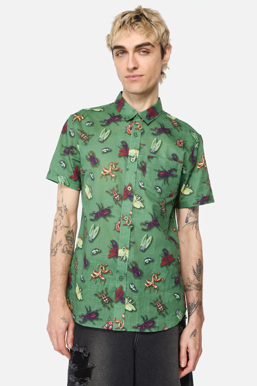 Entomology Printed SS Shirt