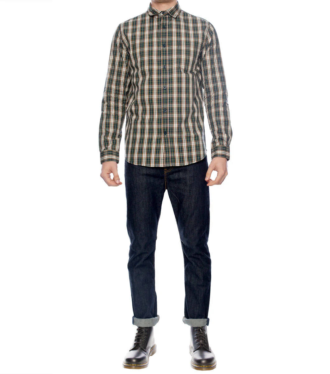 College Checkered L/S Shirt