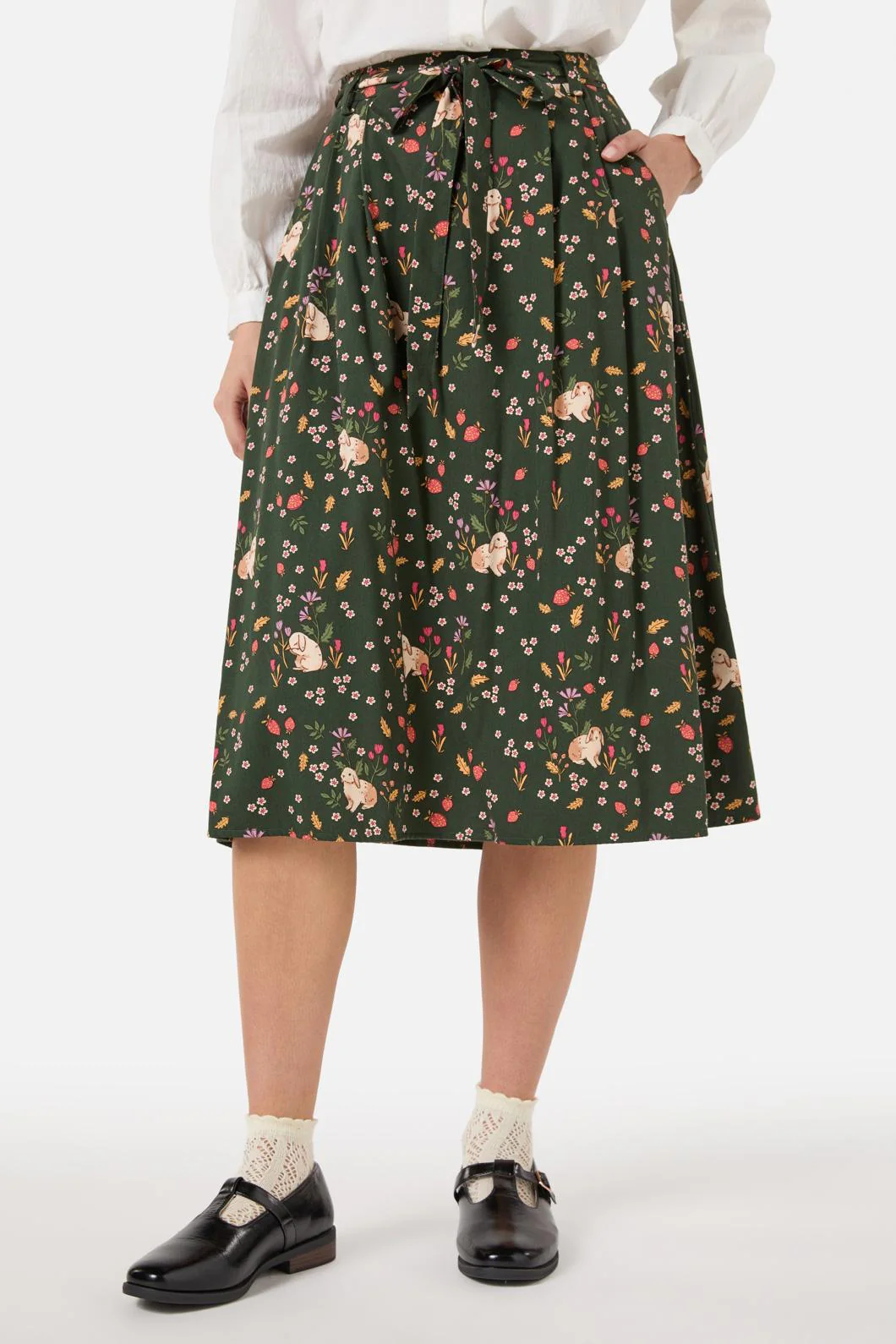 Coco Rabbit Midi Skirt