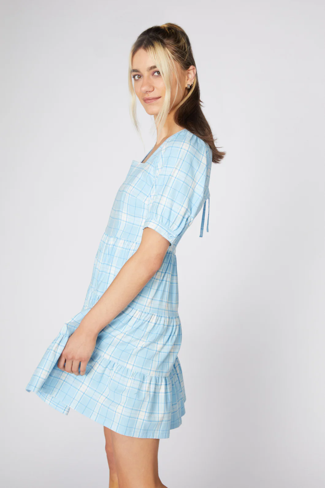 Tartan Mood Ruffle Dress