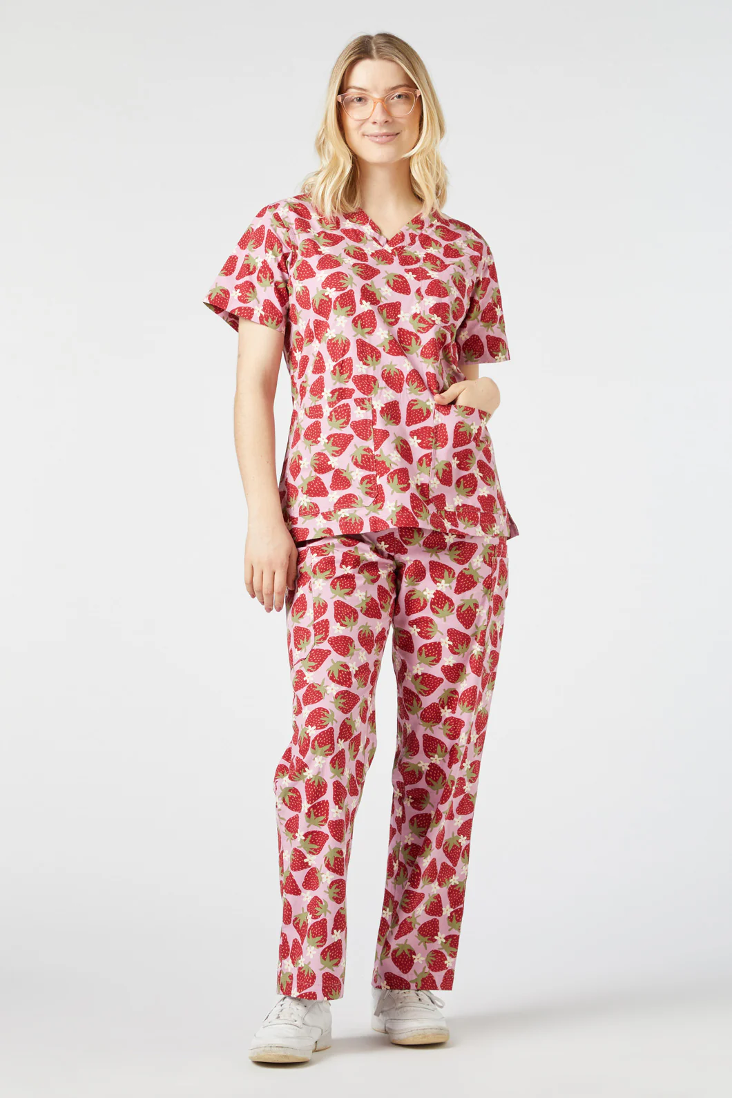 Strawberry Scrub Set