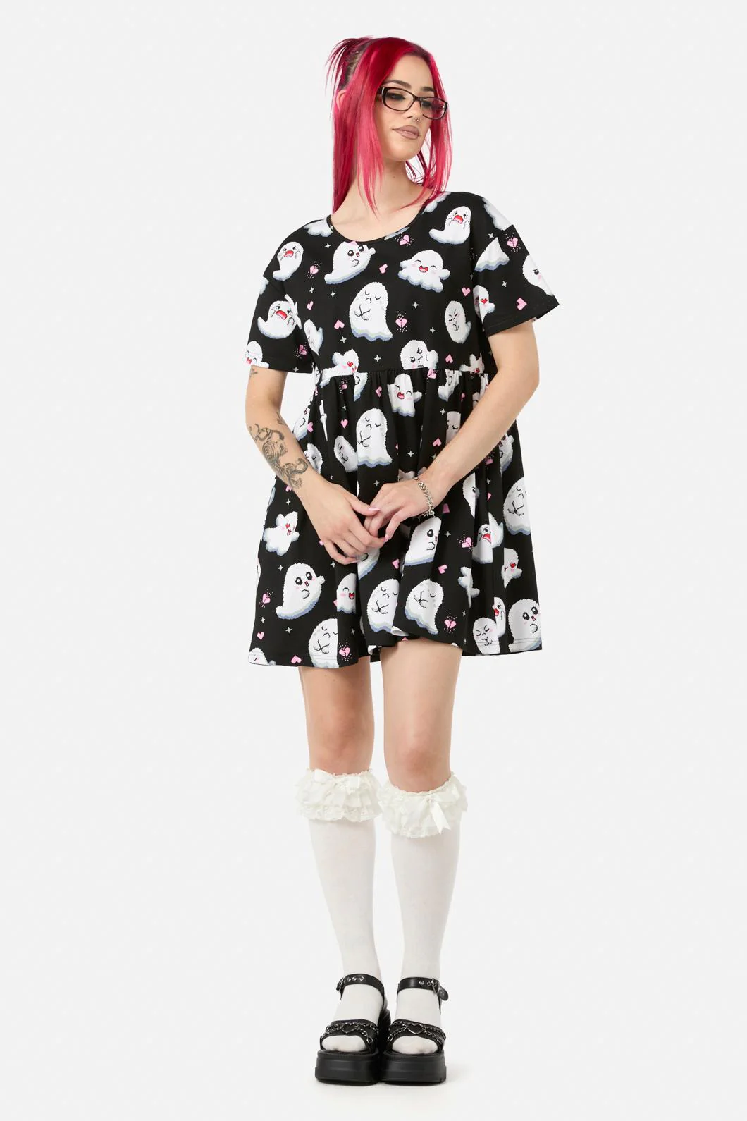Ghostie Print Dress