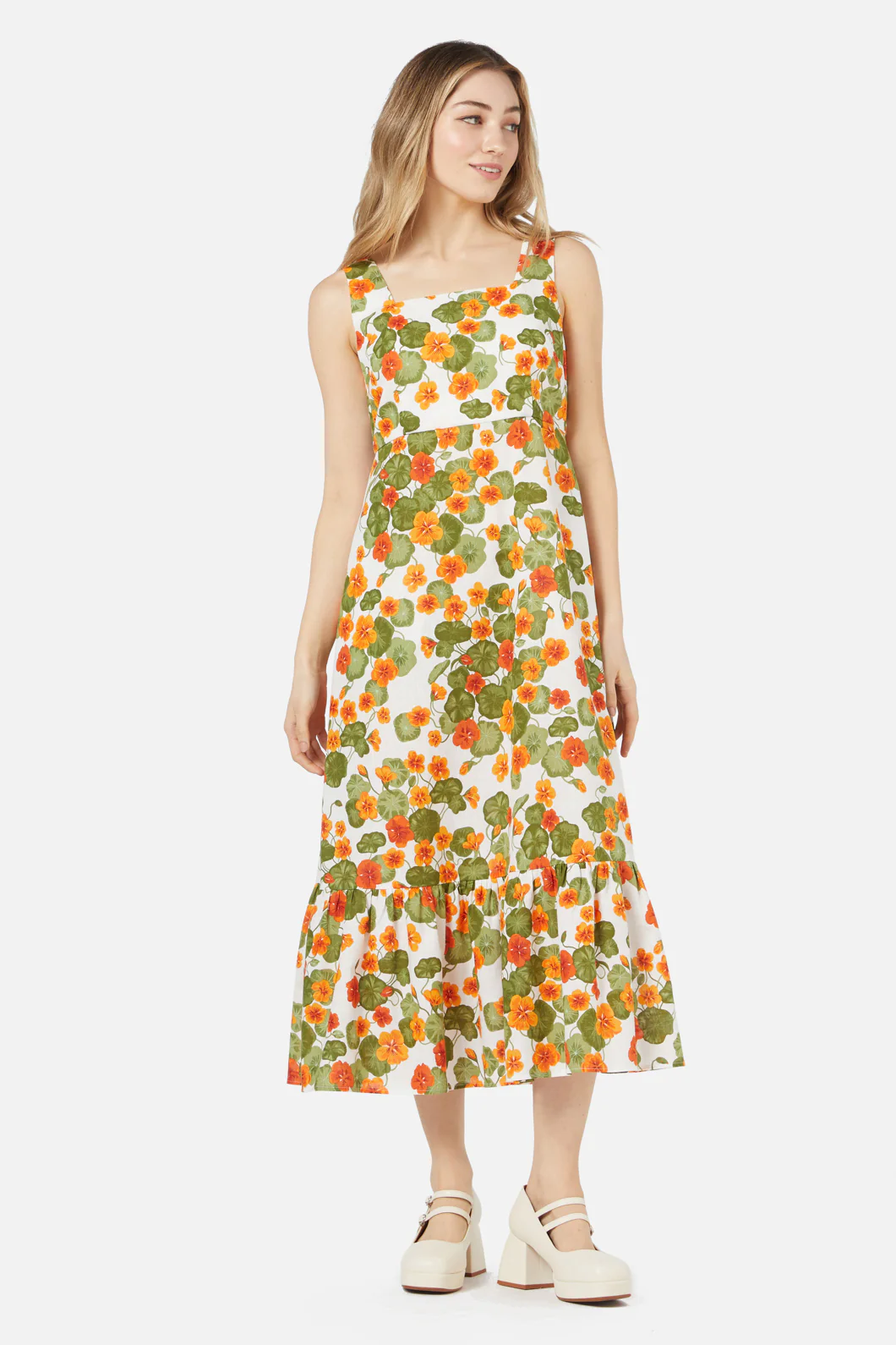 Nasturtium Midi Dress