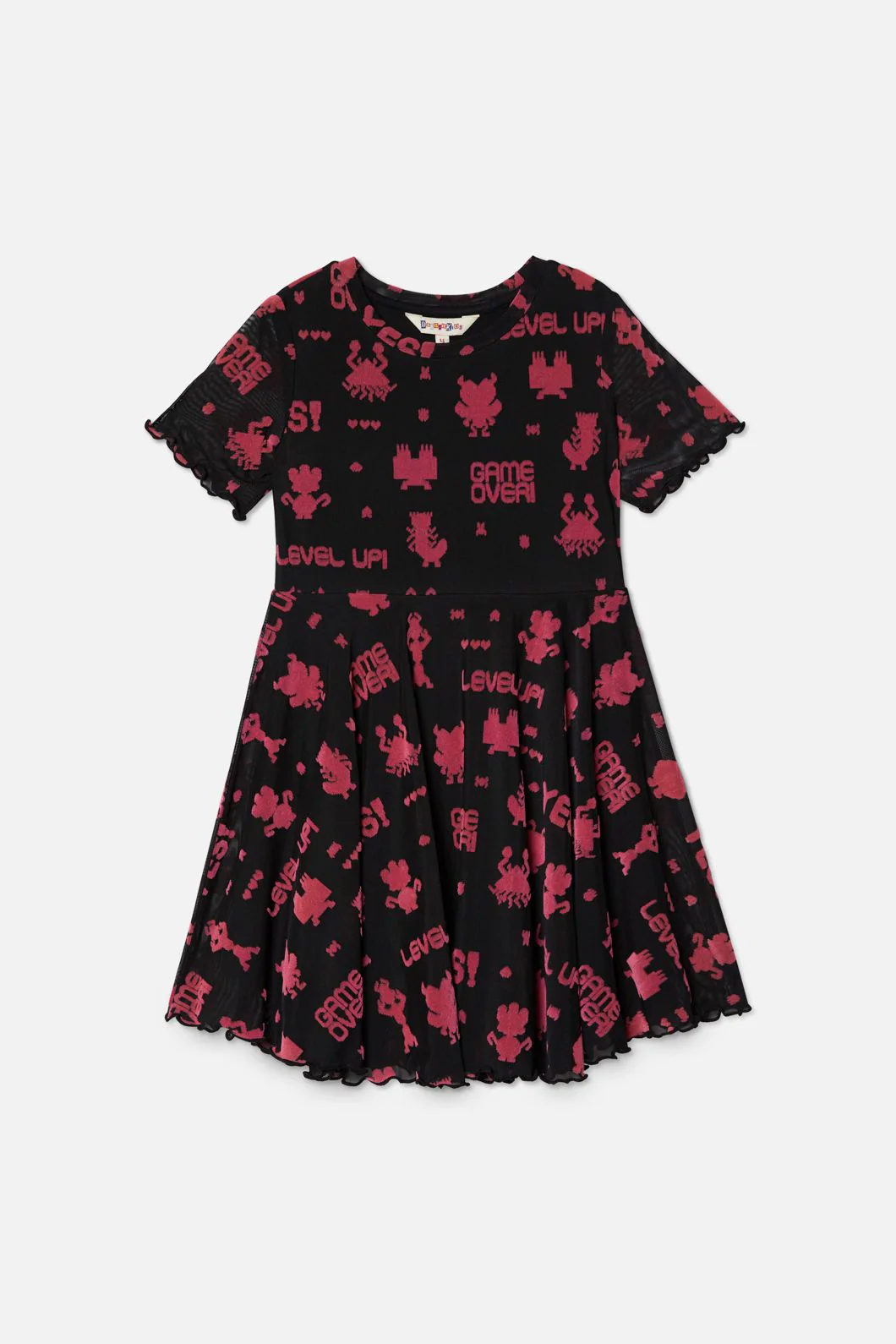 Game Over Kids Mesh Dress