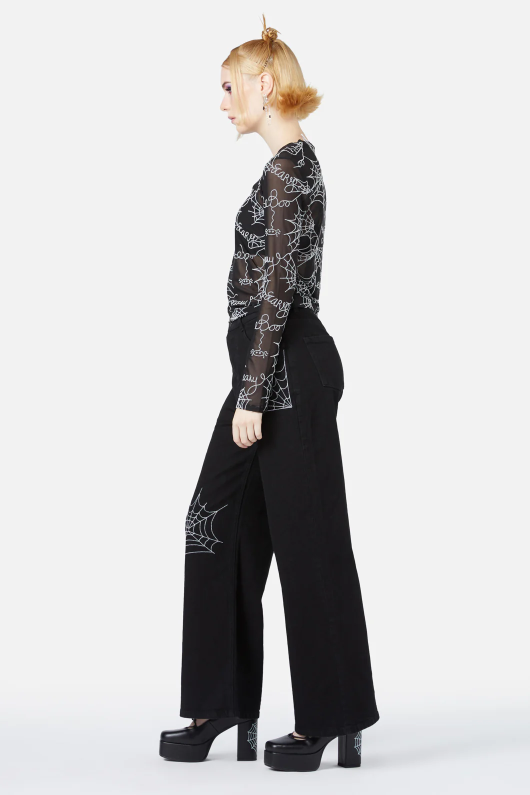 Entangled Flocked Mesh Top