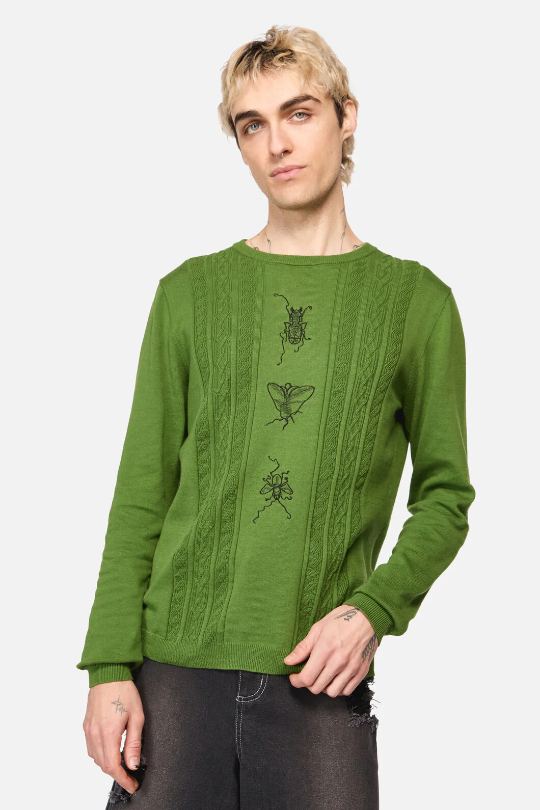 Insect Obsessed Cable Knit Jum