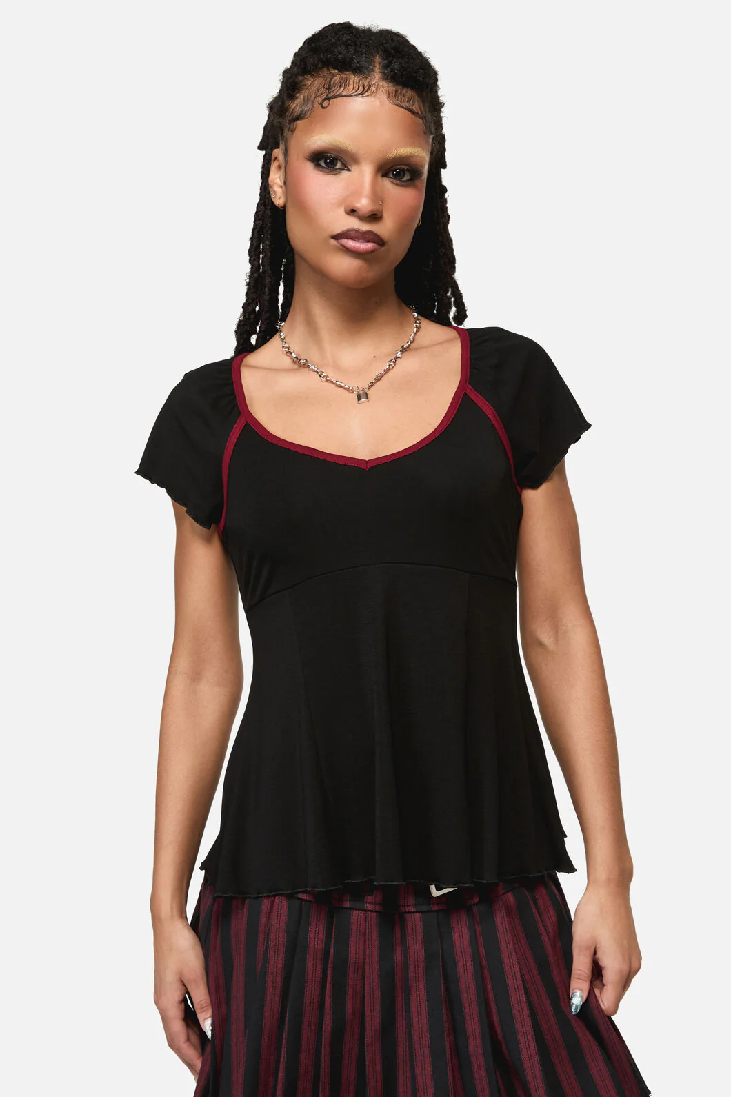 Apothecarius Cut Out Goth Top