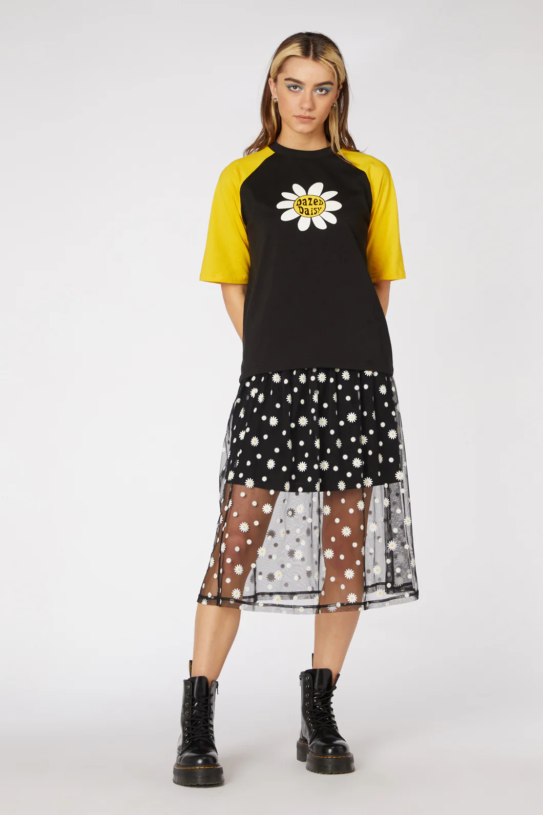 Daisy Raglan Cotton Tee