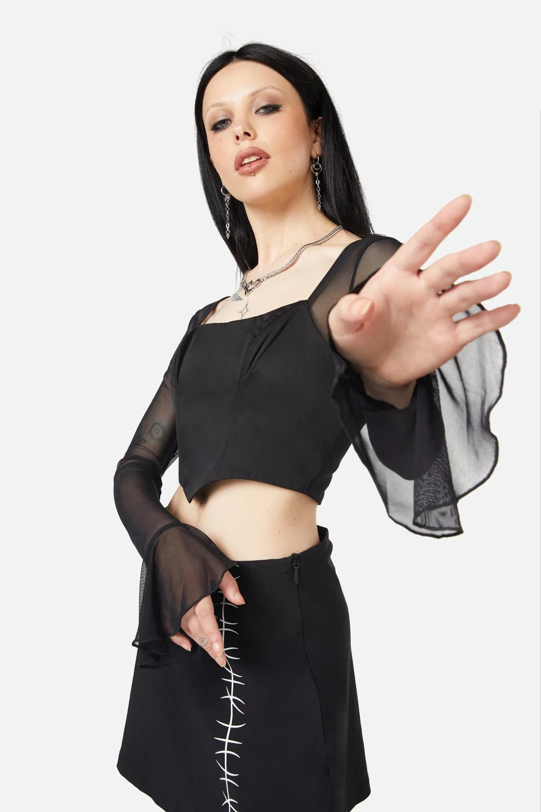 Wondering Mind Mesh Bodice