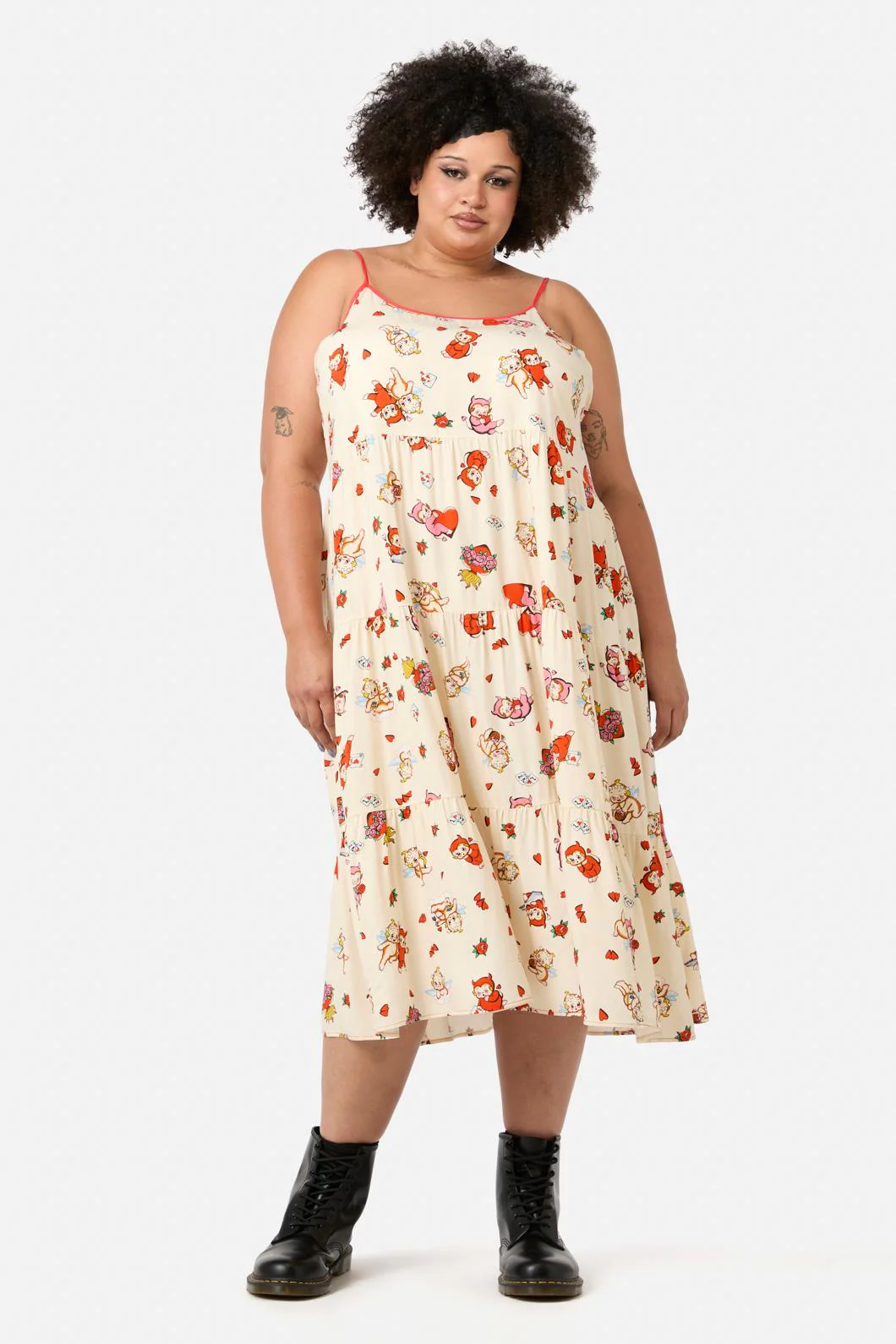 Curve Love Found Tier Dress