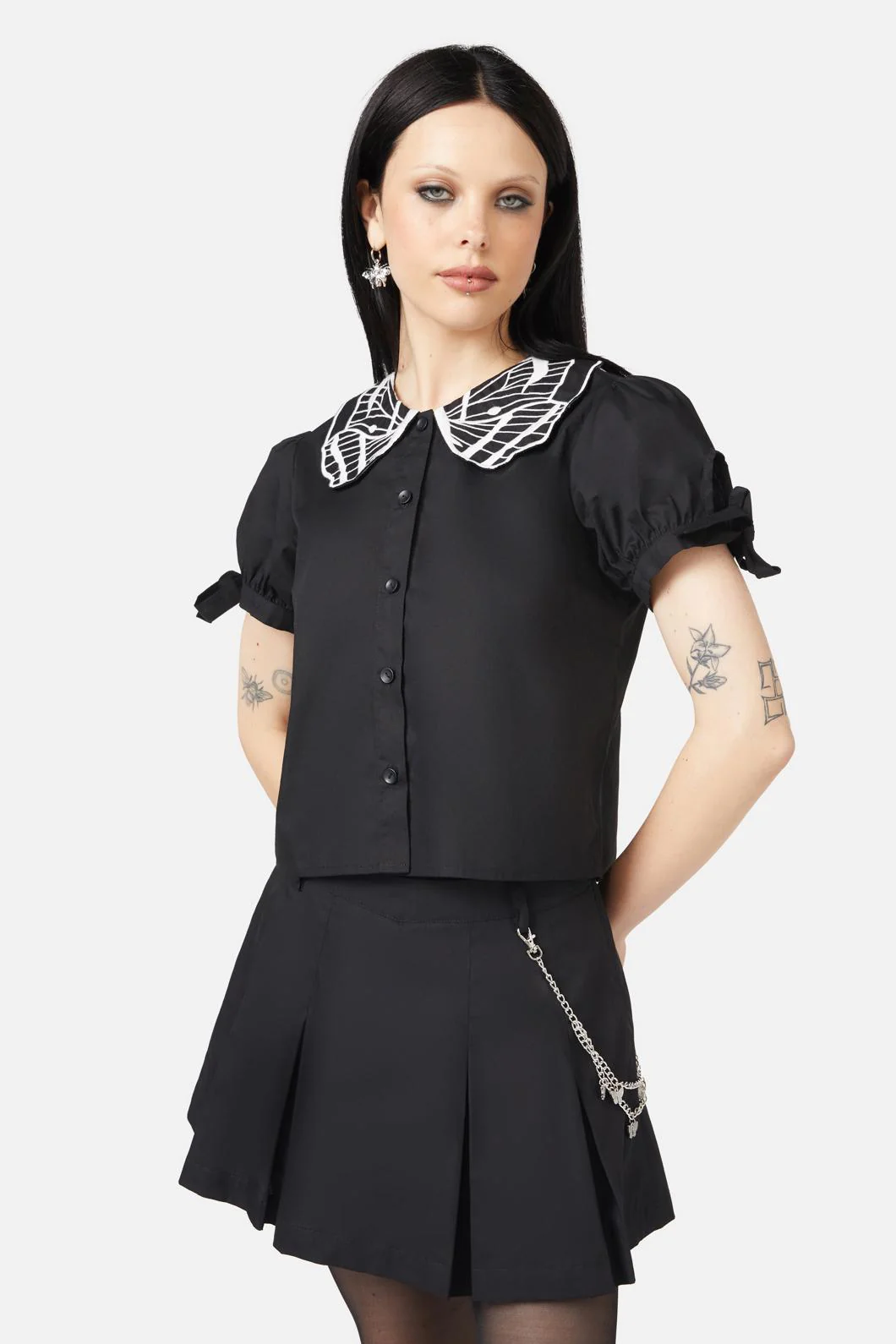 Moth Wing Collar Blouse