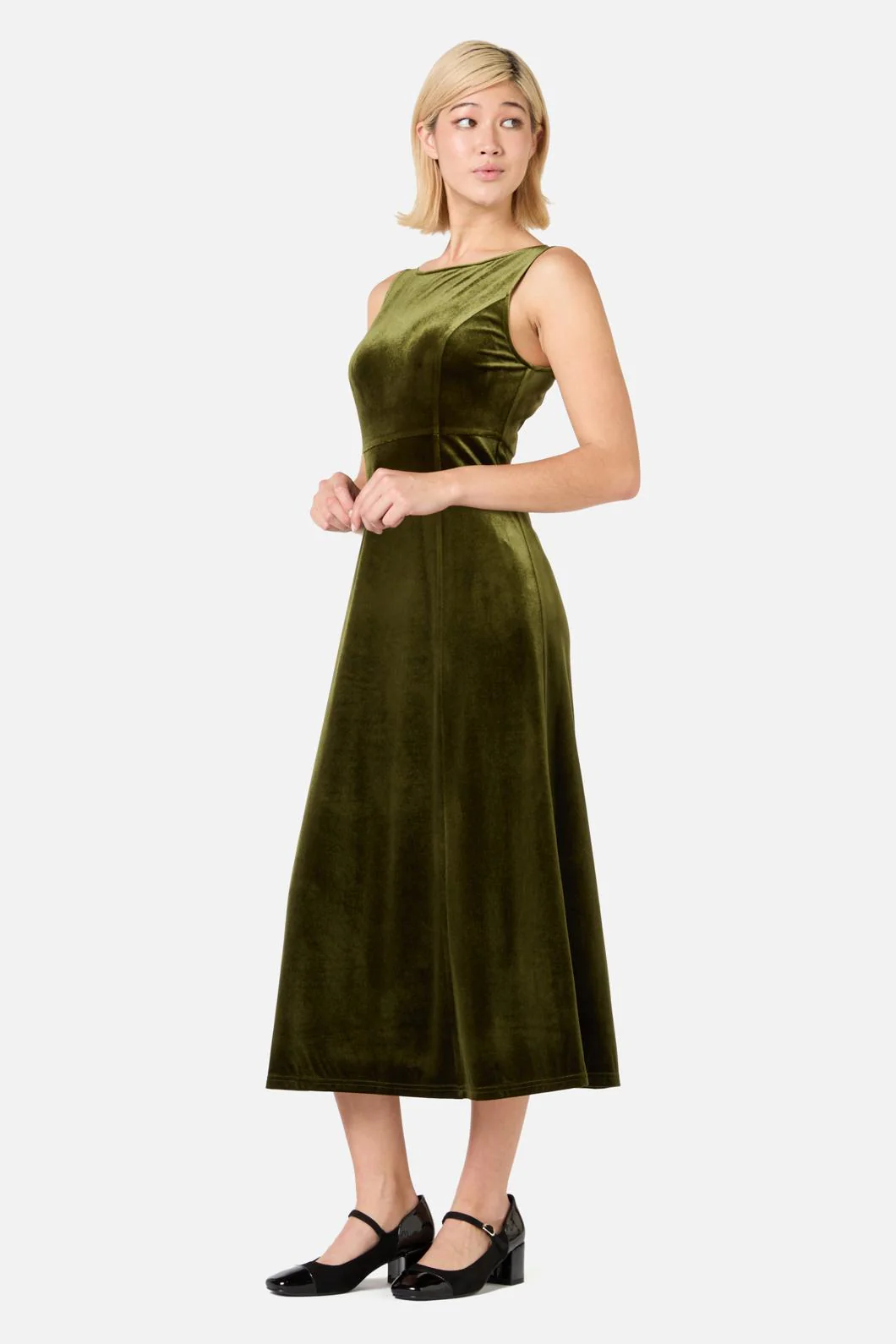 Monica Velvet Midi Dress