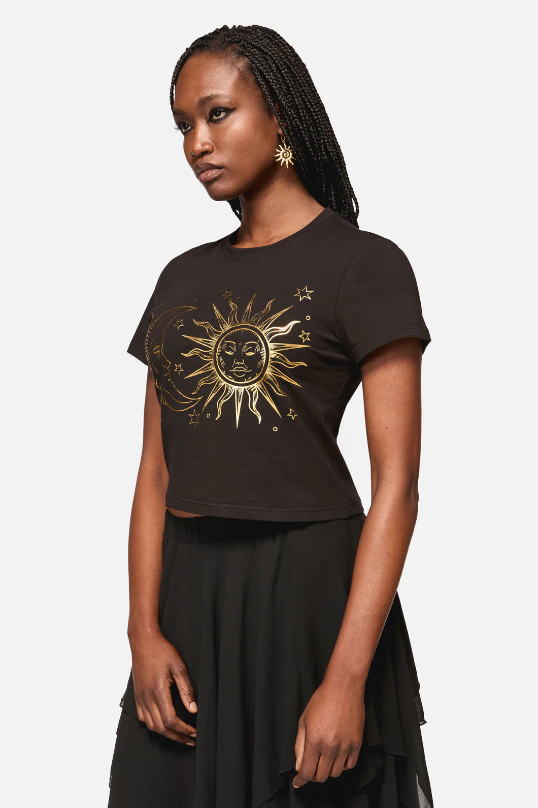 Sun And Moon Goth Tee