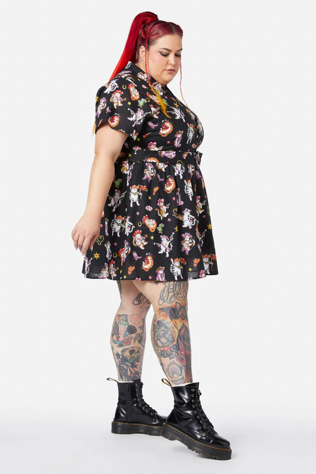 Curve Meowdy Dress