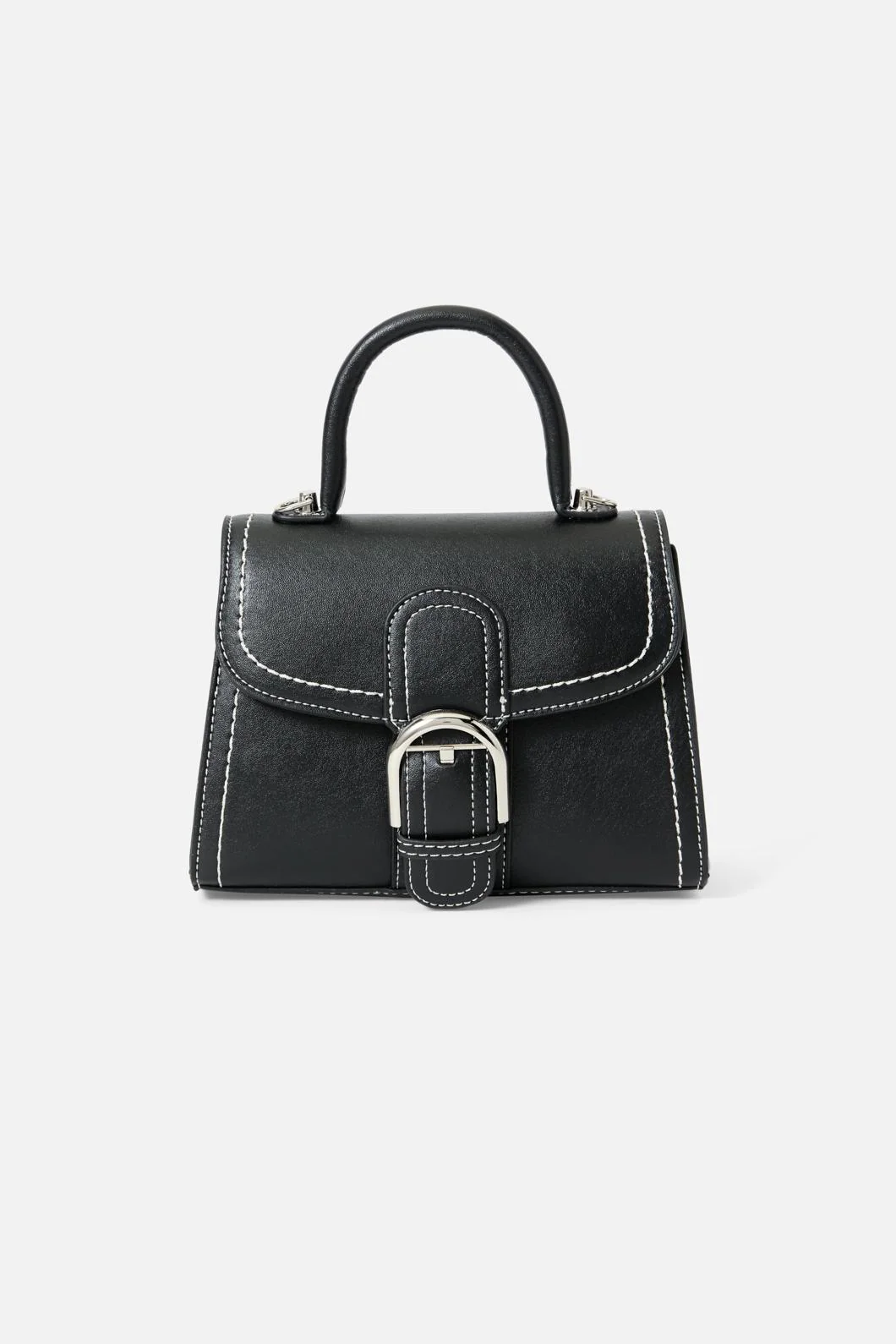 Black Buckle Handbag