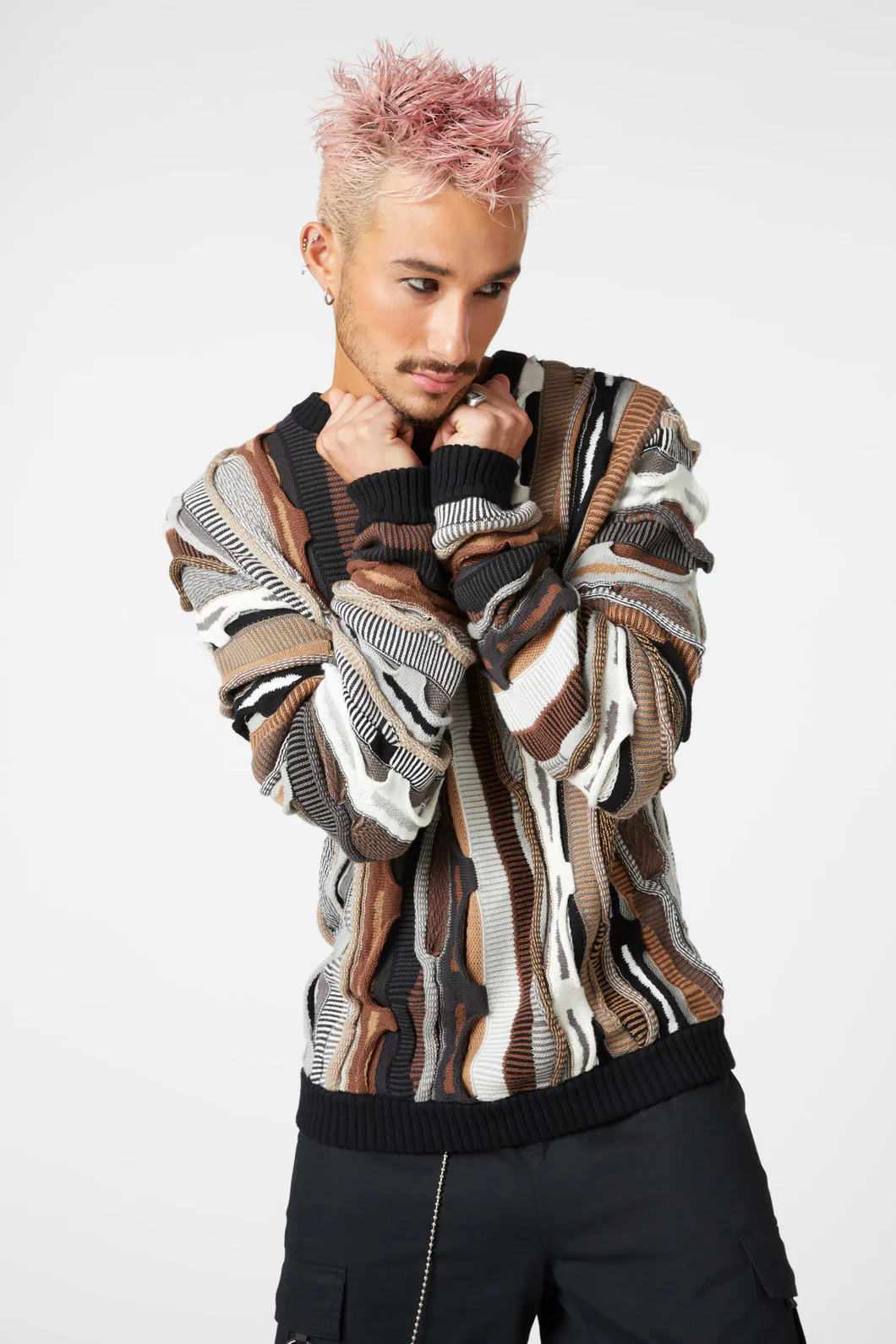 Corpse Textured Knit Jumper