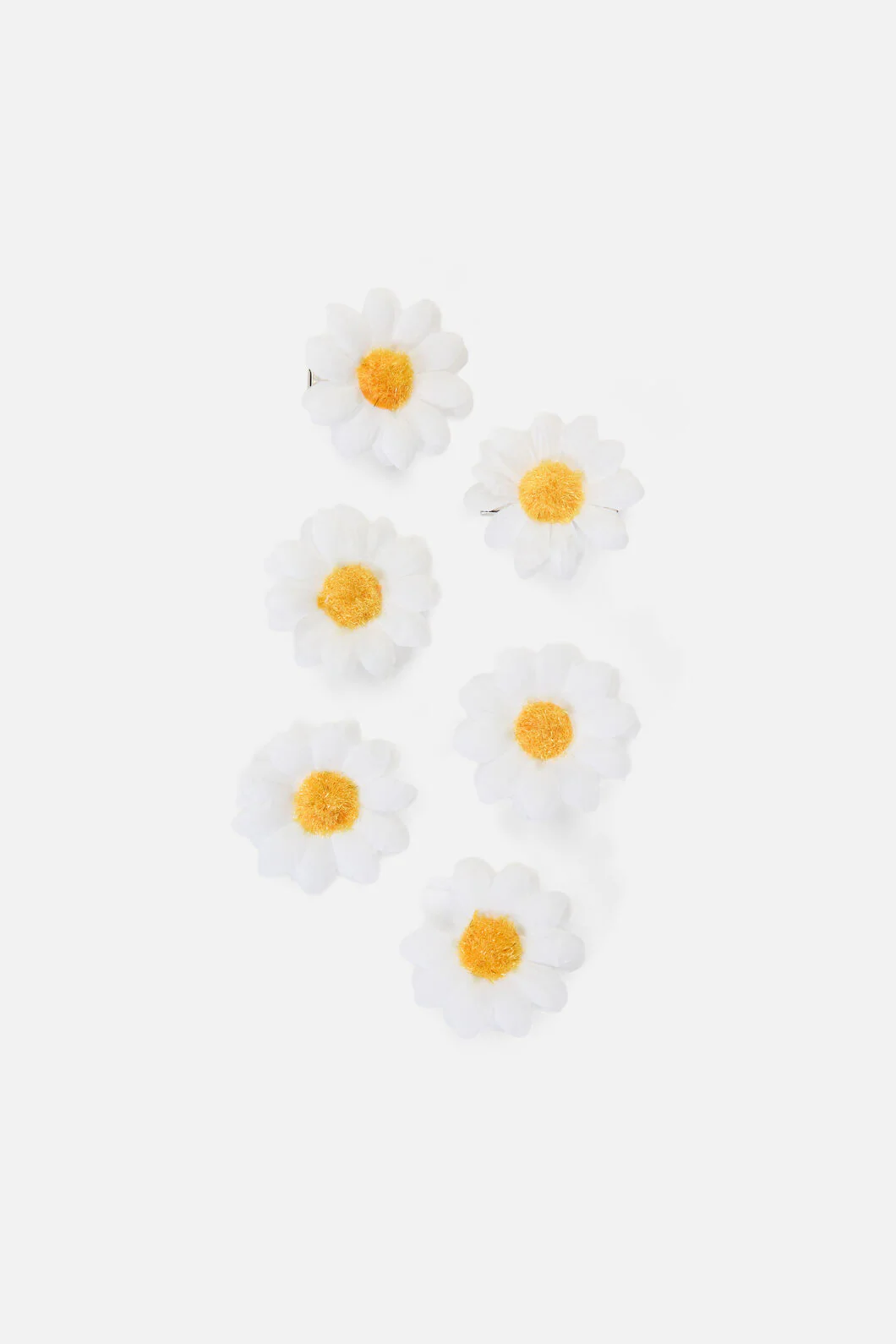 Flower Hair Clips Set of 6