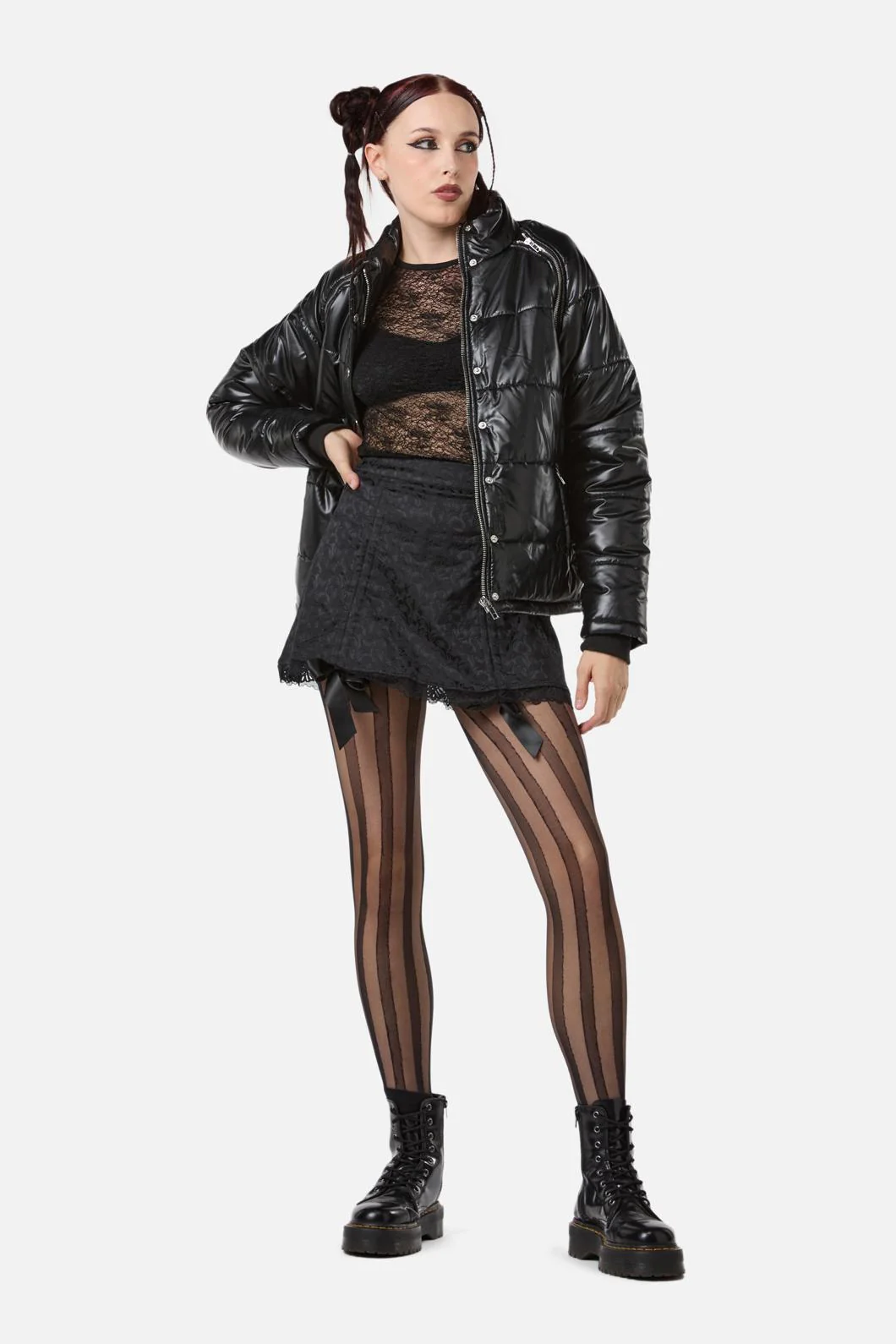 Radioactive Raver Puffer Jacket