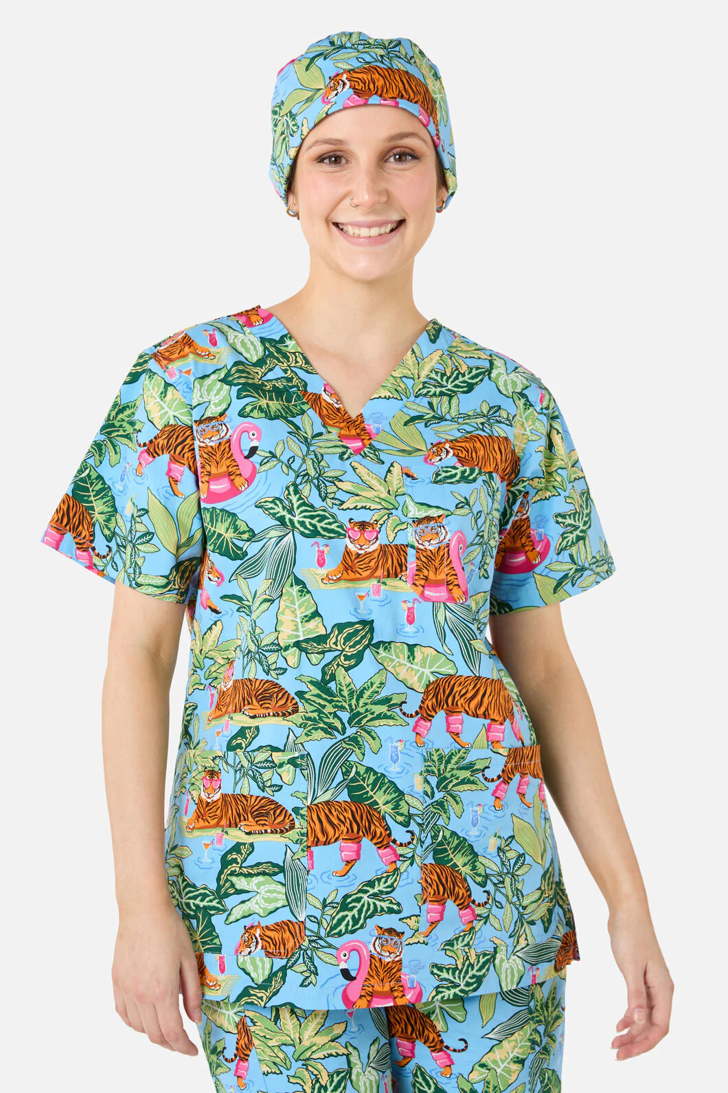 Tiger Pool Scrub Hat