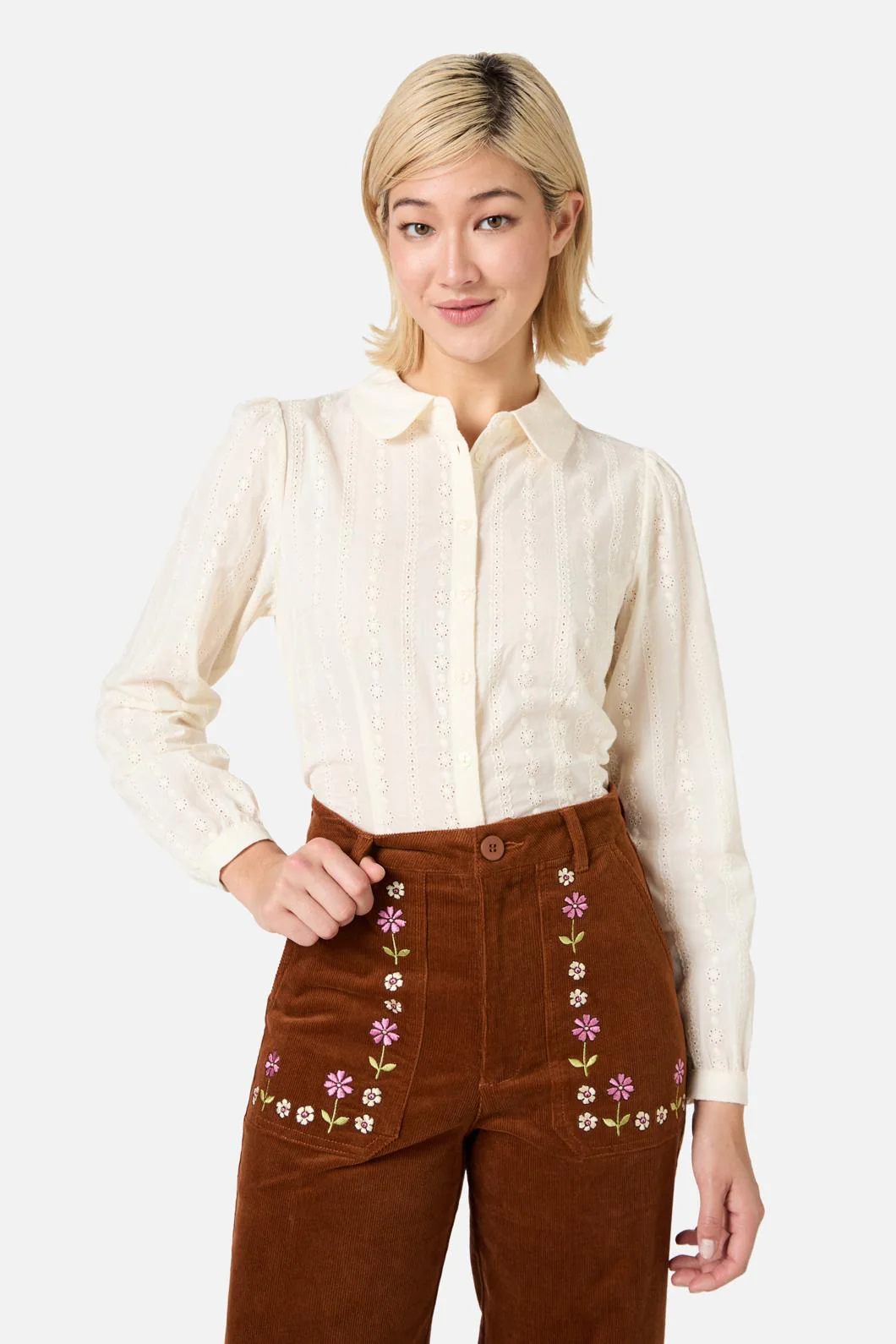 Evelyn Cute Cotton Blouse